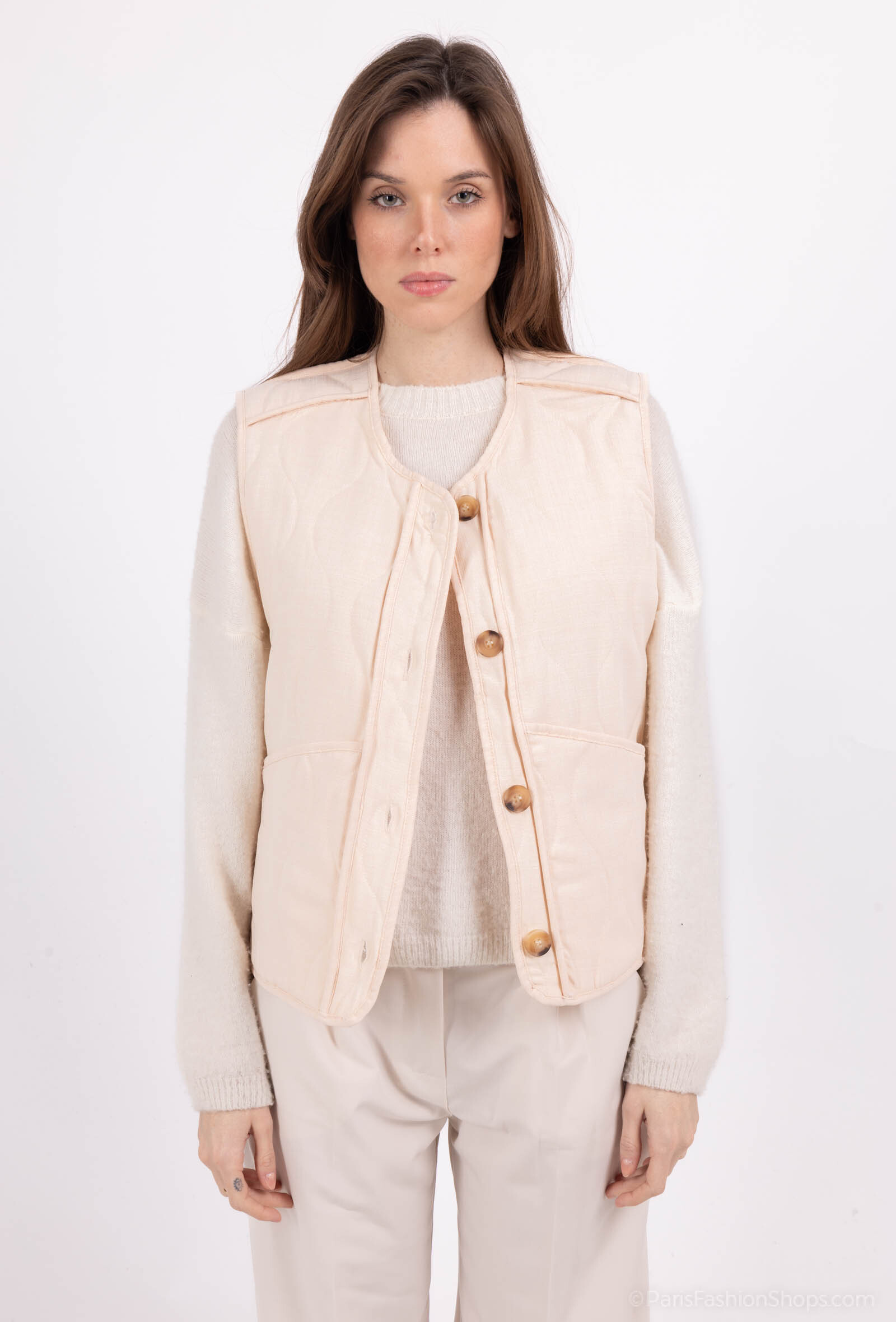 Mayorista Pépouz' Paris - Chaleco tencel sin mangas