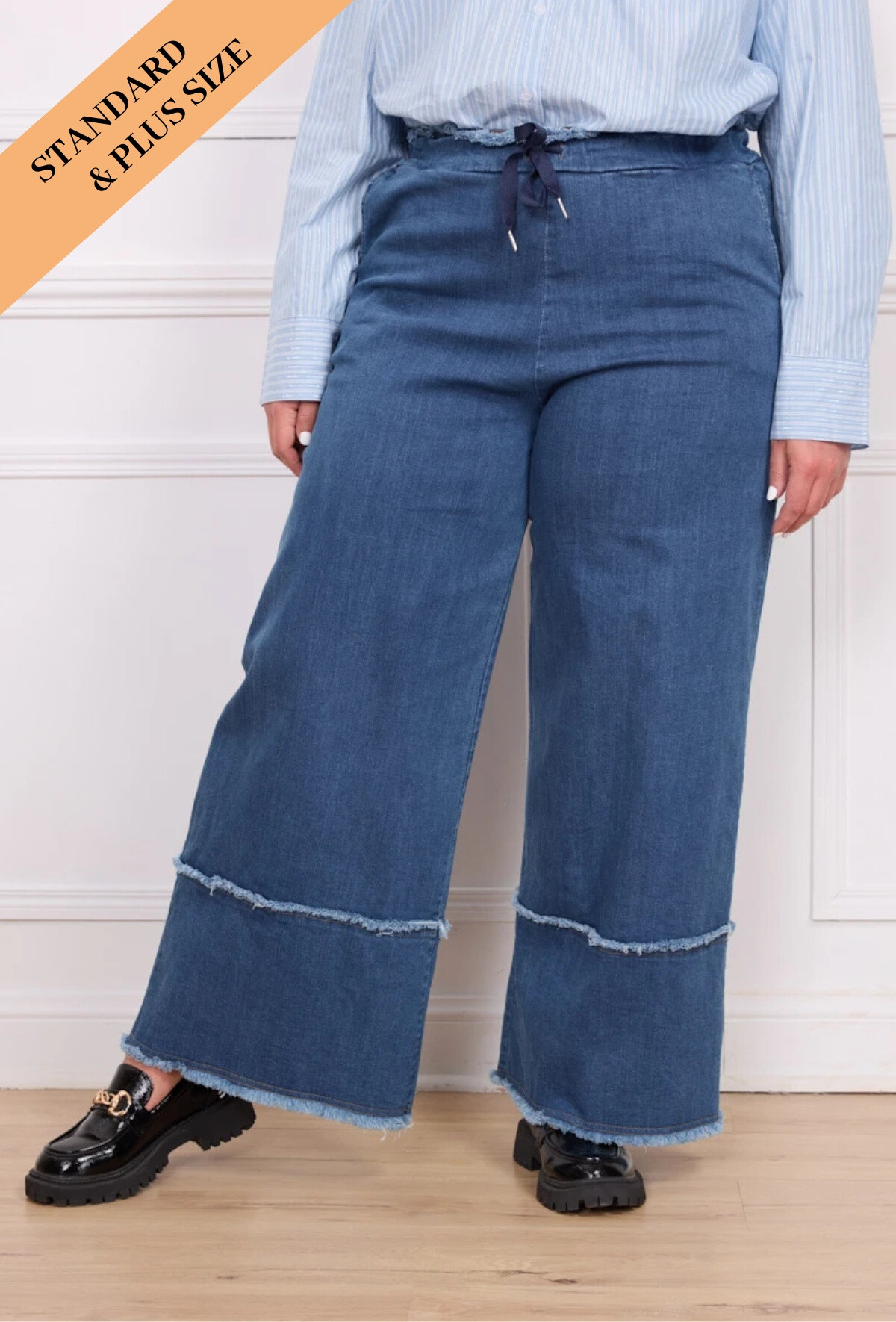 Grossista Pépouz' Paris - Pantaloni elastici di denim in denim