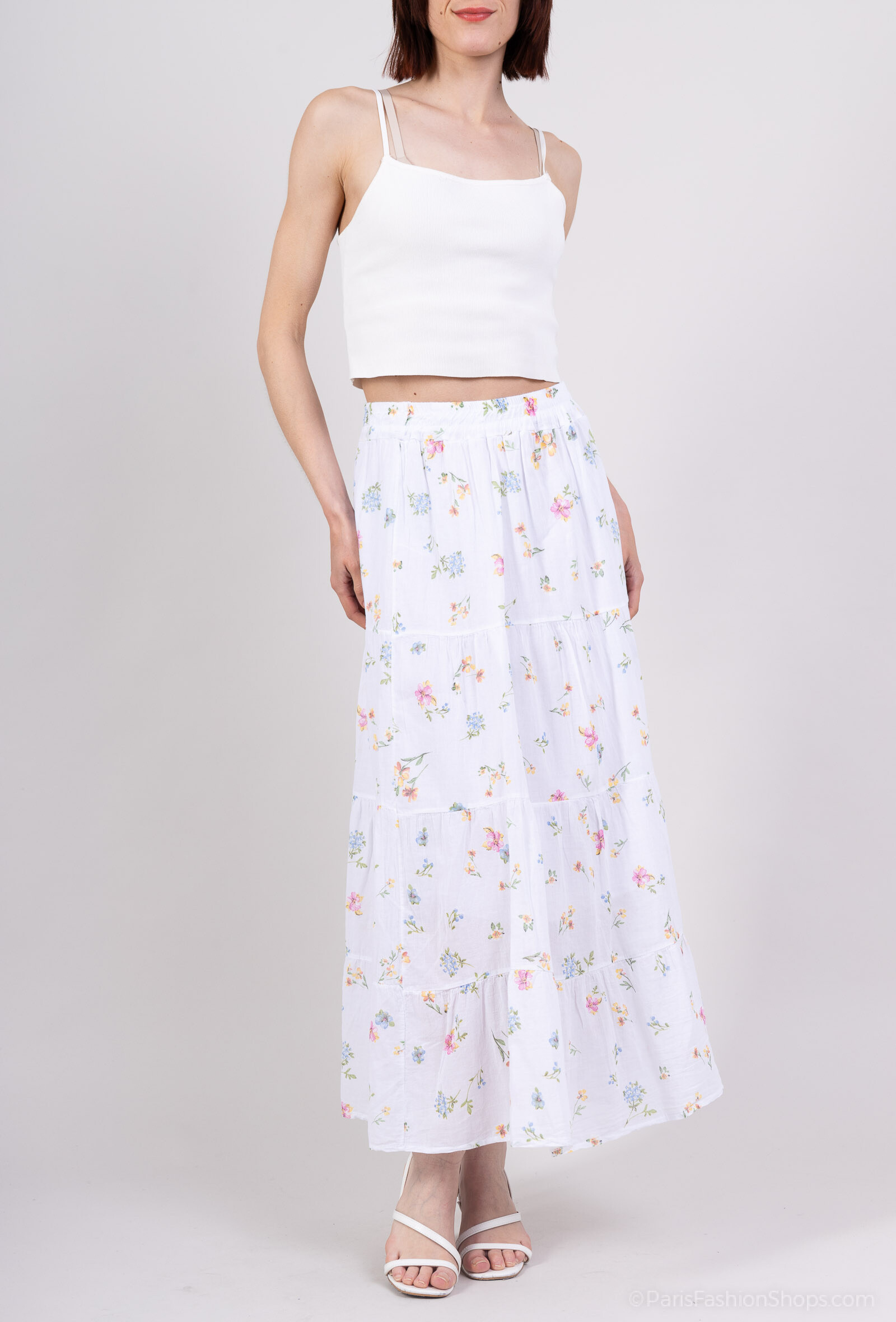 Mayorista Pépouz' Paris - Falda floral de algodón 100%