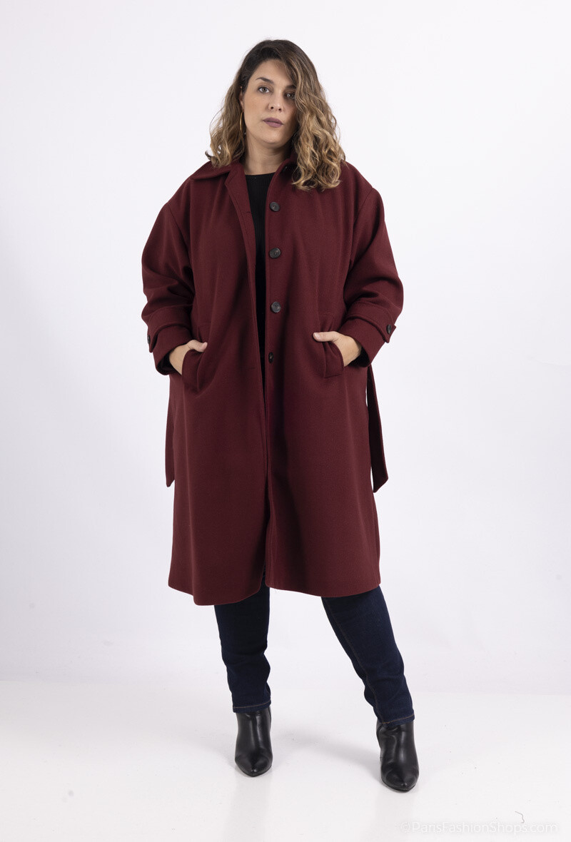 Wholesaler Pépouz' Paris - Long coat with belt