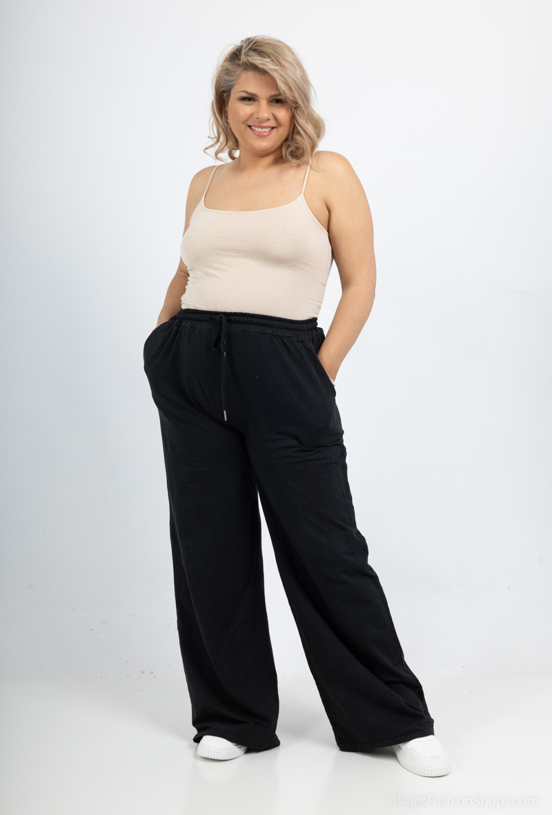 Wholesaler Pépouz' Paris - Plus size cotton jersey pants