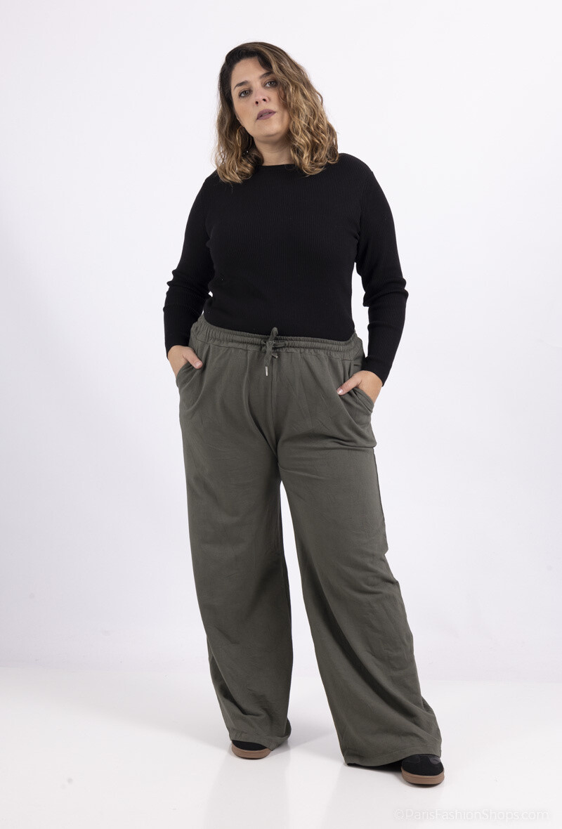 Wholesaler Pépouz' Paris - Wide-leg pants with elastic waistband