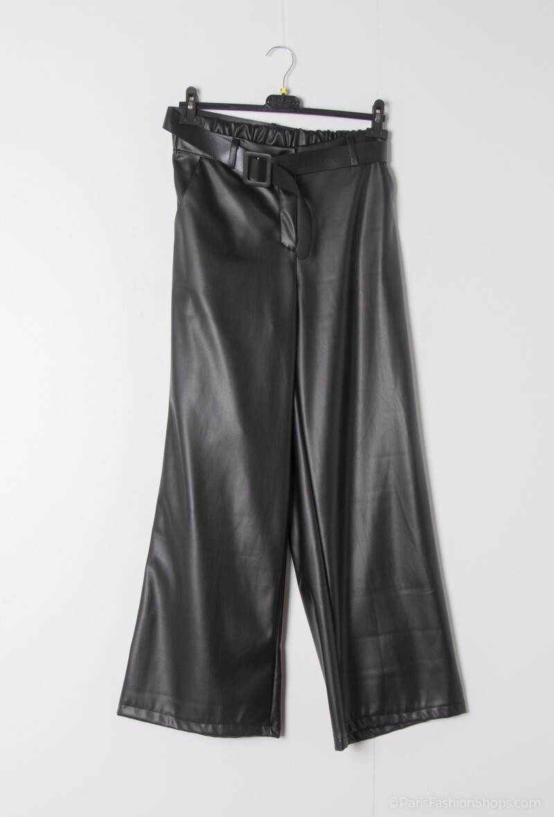 Wholesaler Pépouz' Paris - Wide faux leather pants