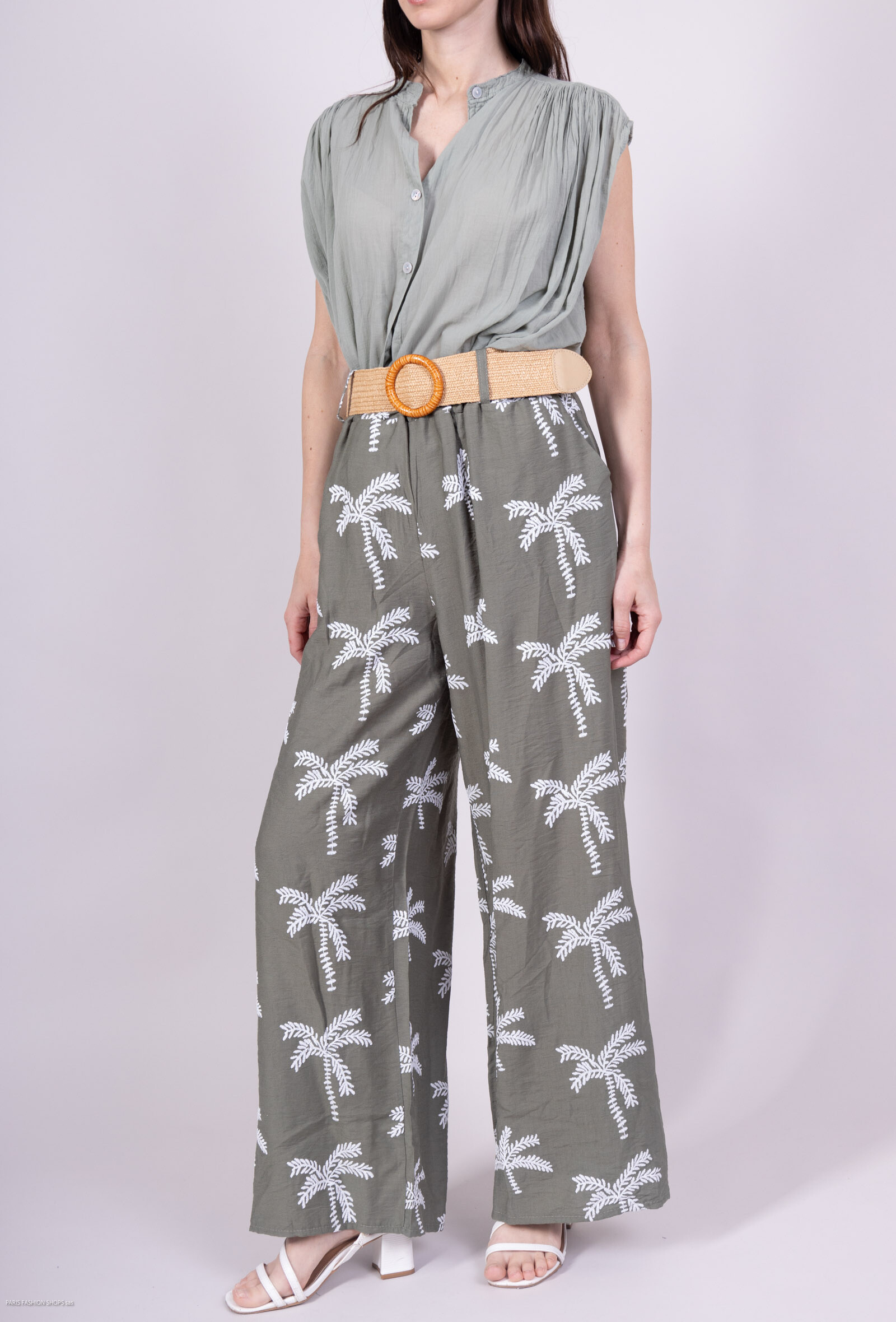 Wholesaler Pépouz' Paris - Palm printed pants