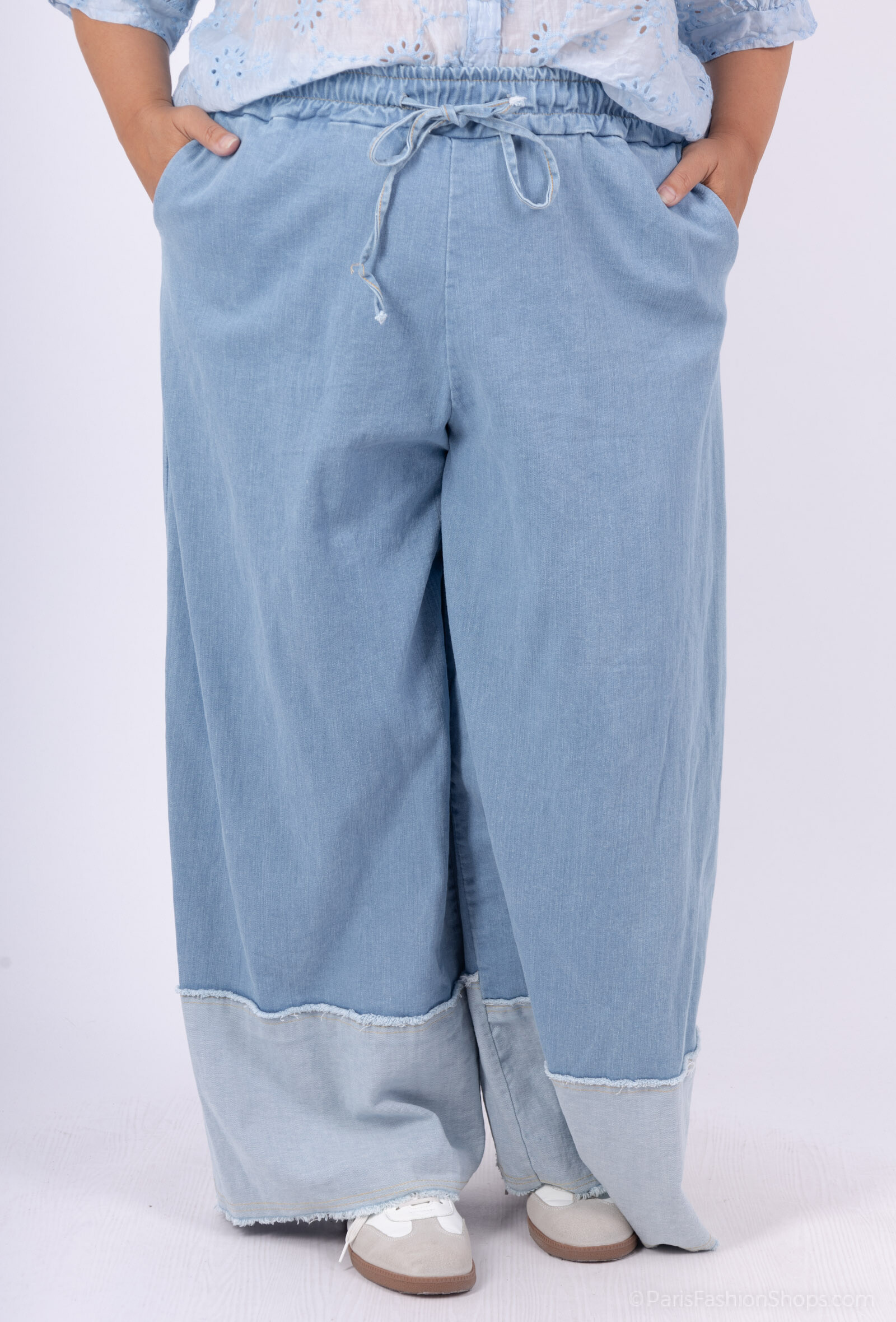 Großhändler Pépouz' Paris - Zwei -Color -Denimhosen