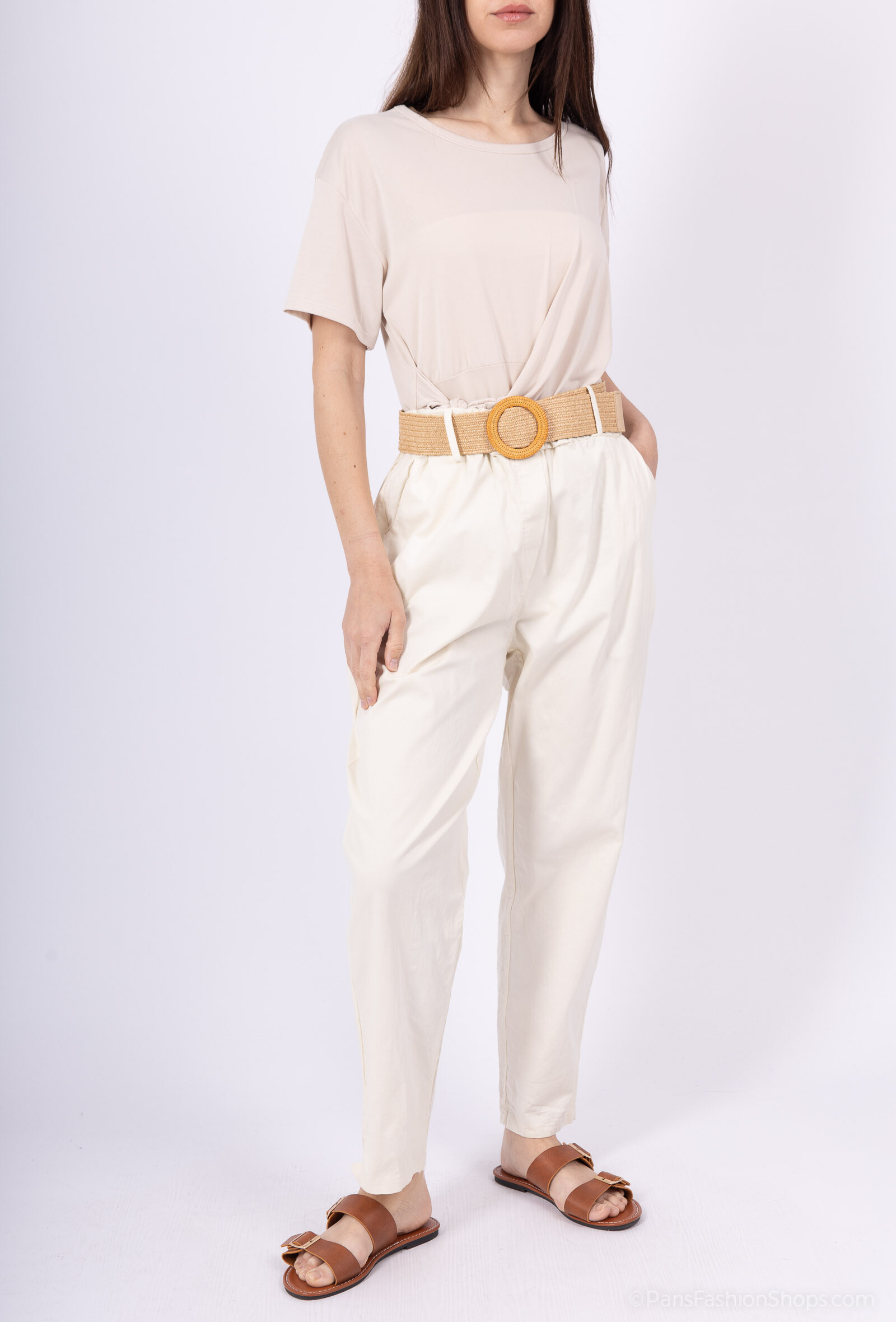 Grossiste Pépouz' Paris - Pantalon chino gabardine de coton