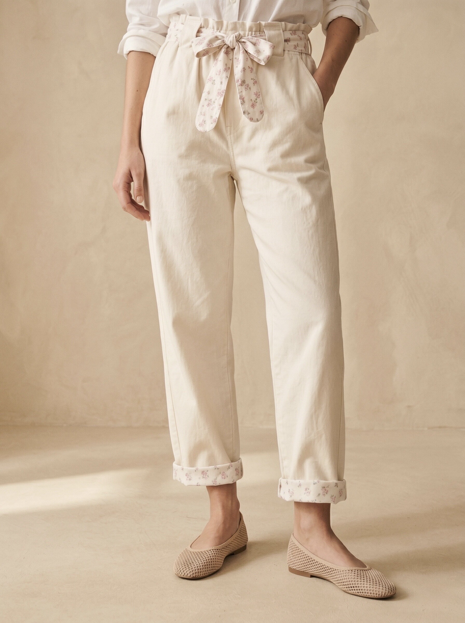 Mayorista Pépouz' Paris - Pantalón pañuelo con puños liberty
