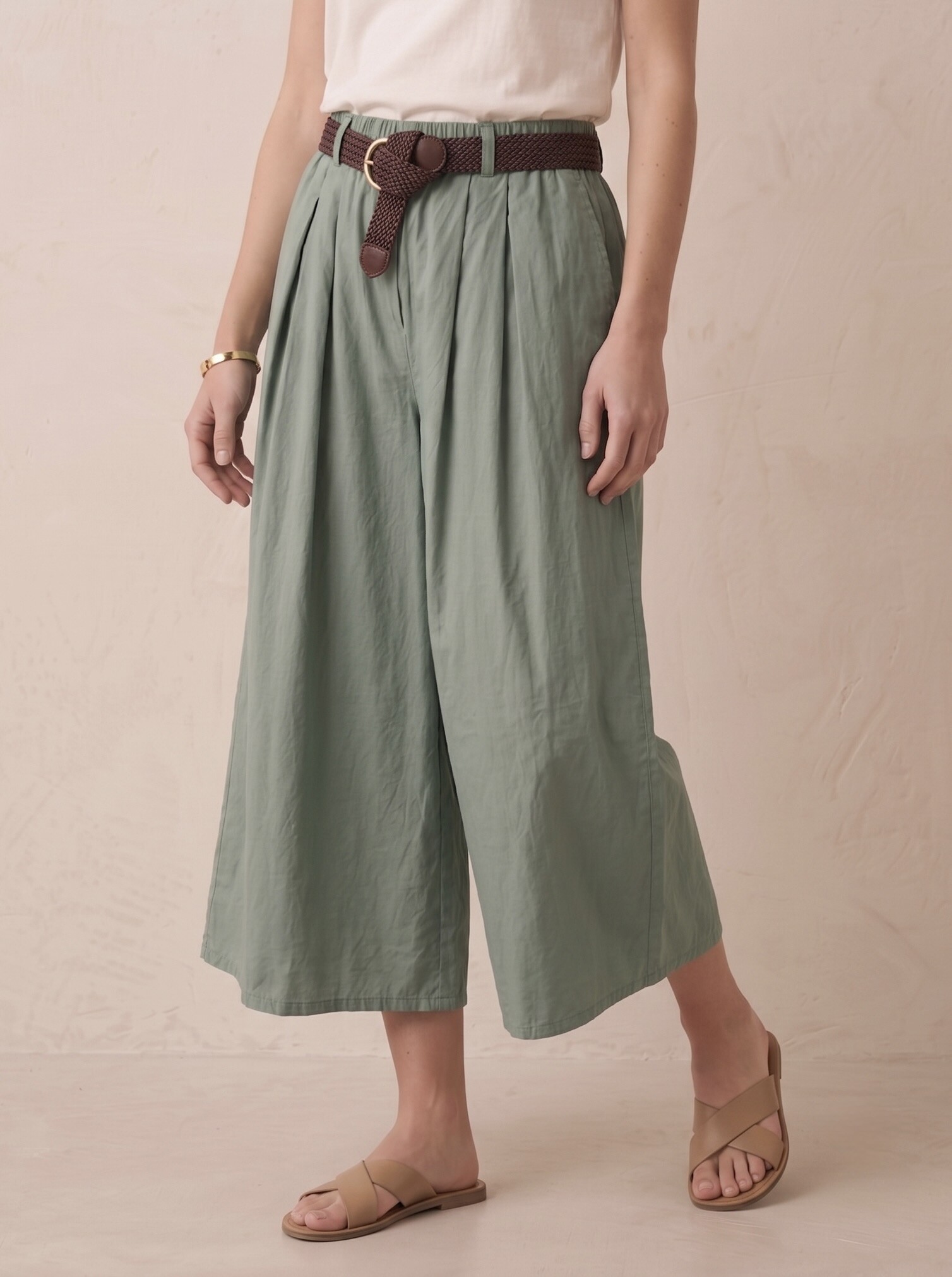 Grossiste Pépouz' Paris - Pantacourt large en coton coupe ample
