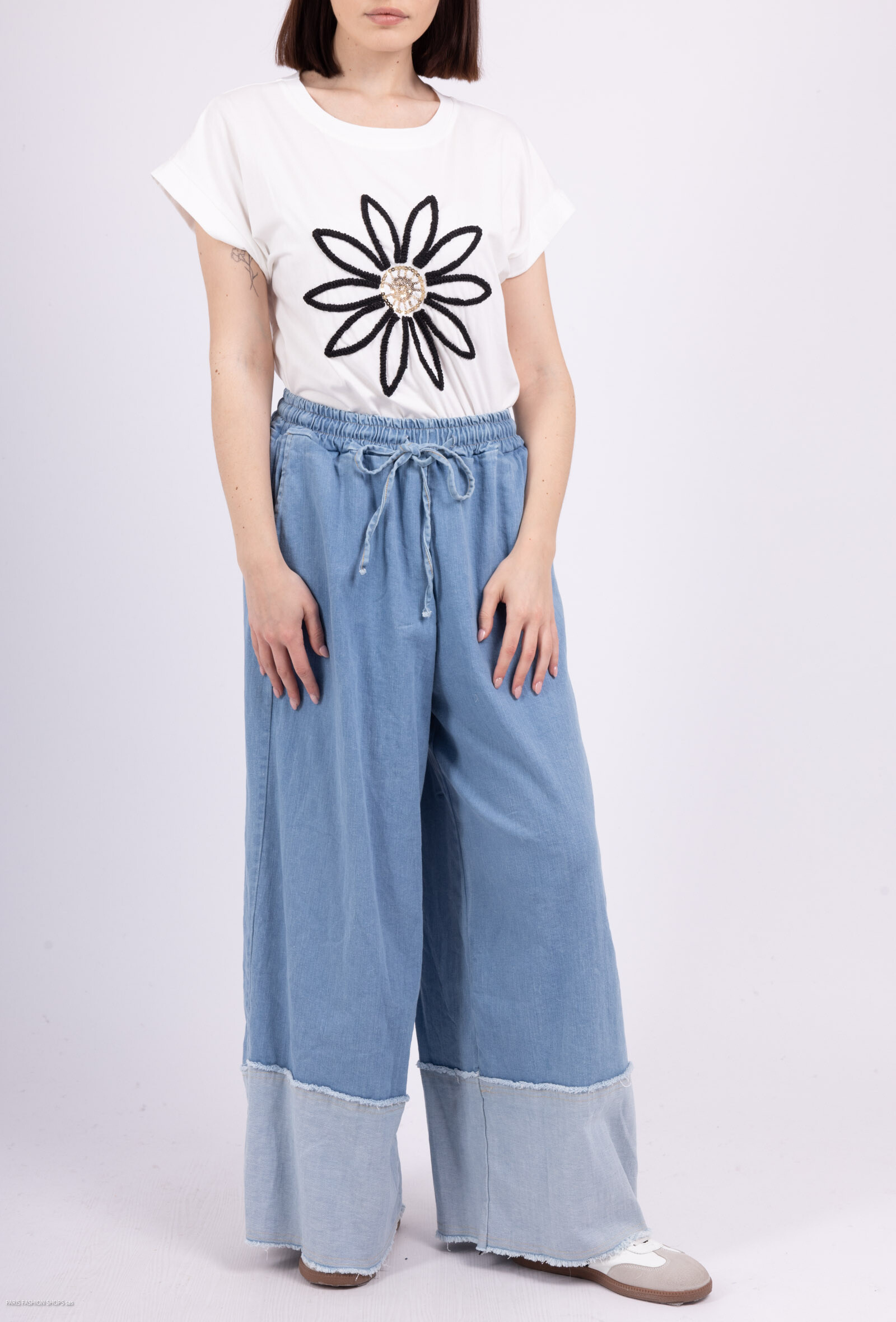 Wholesaler Pépouz' Paris - Two-color denim pants