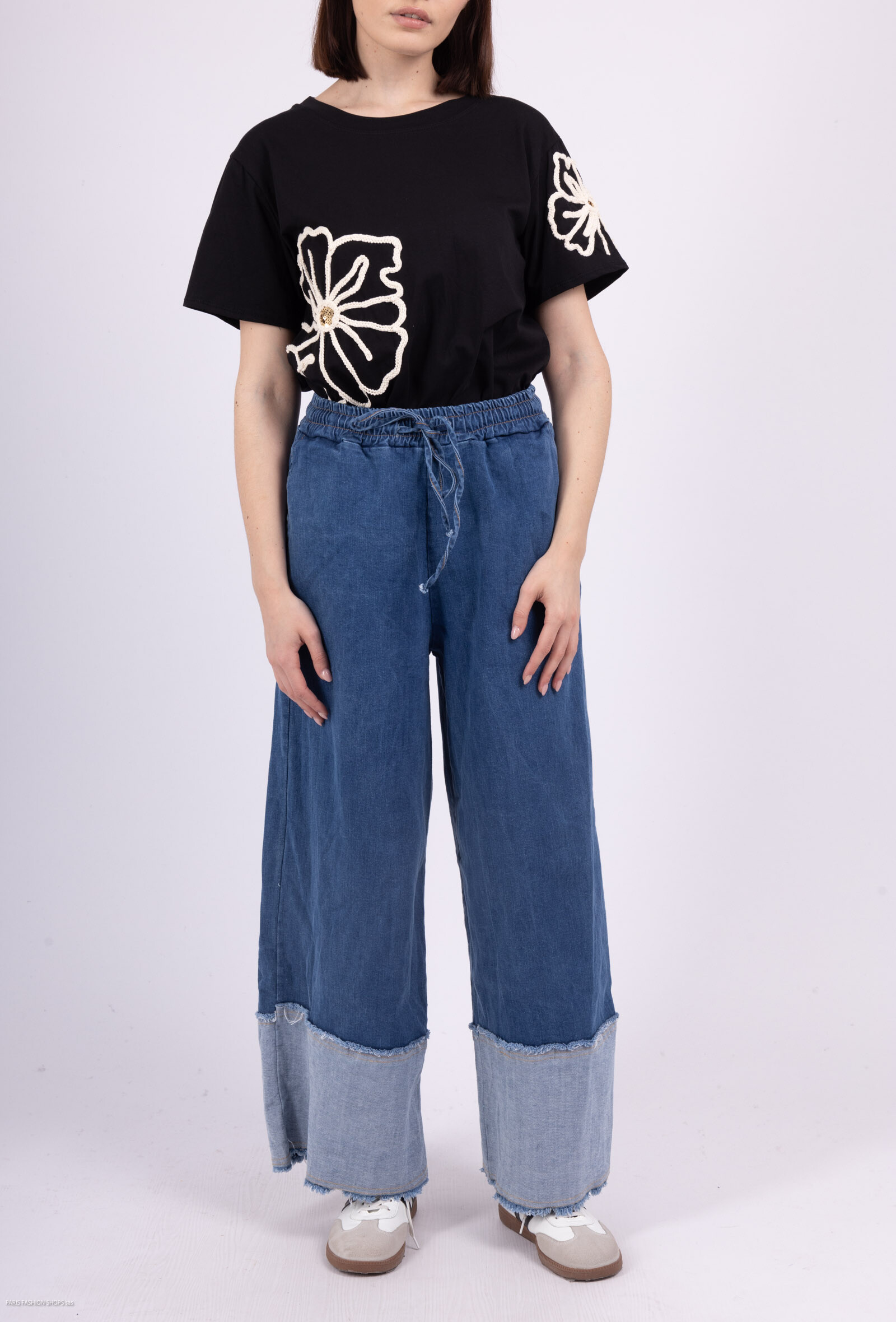 Wholesaler Pépouz' Paris - Two-color denim pants