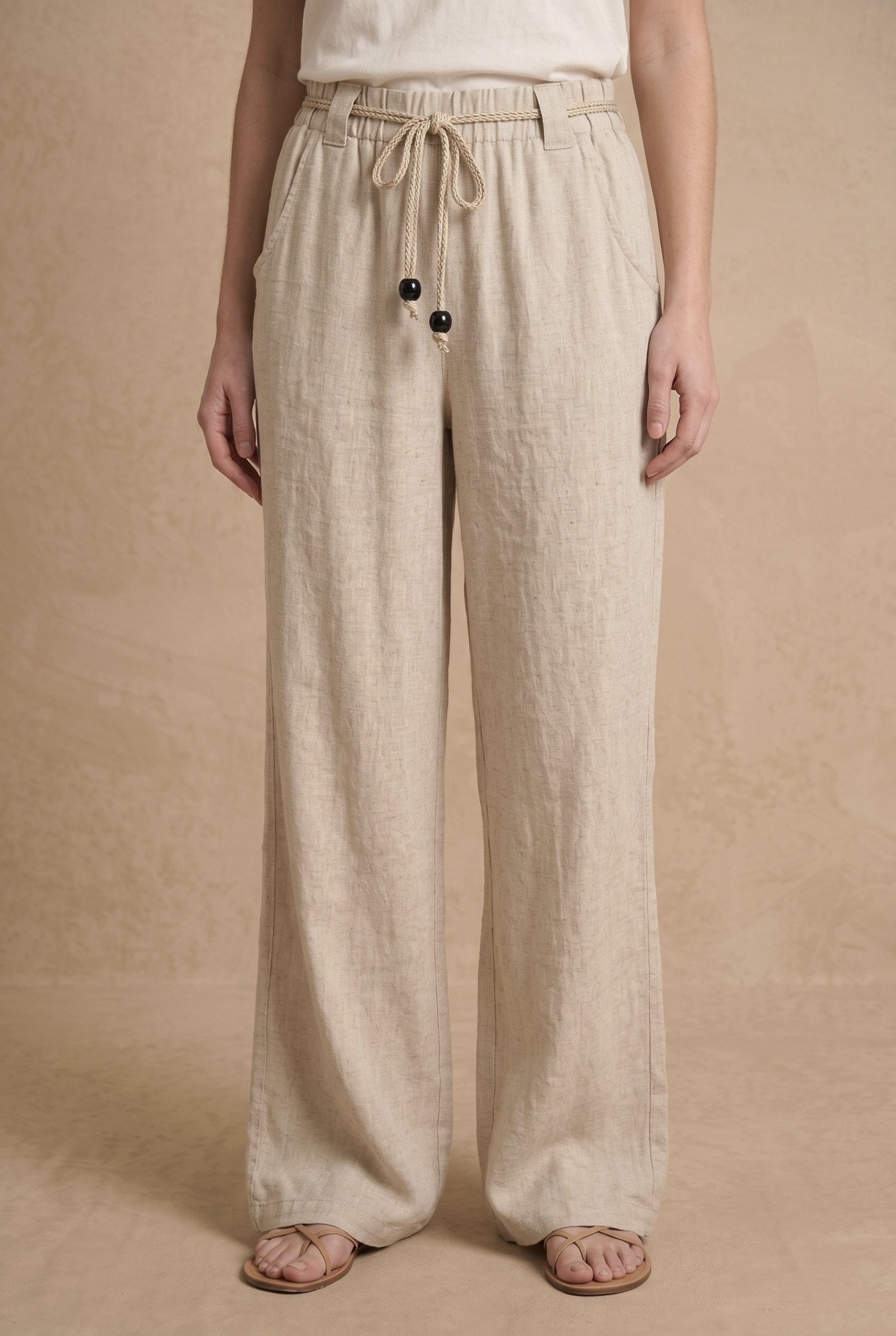 Grossiste Pépouz' Paris - Pantalon large léger lin