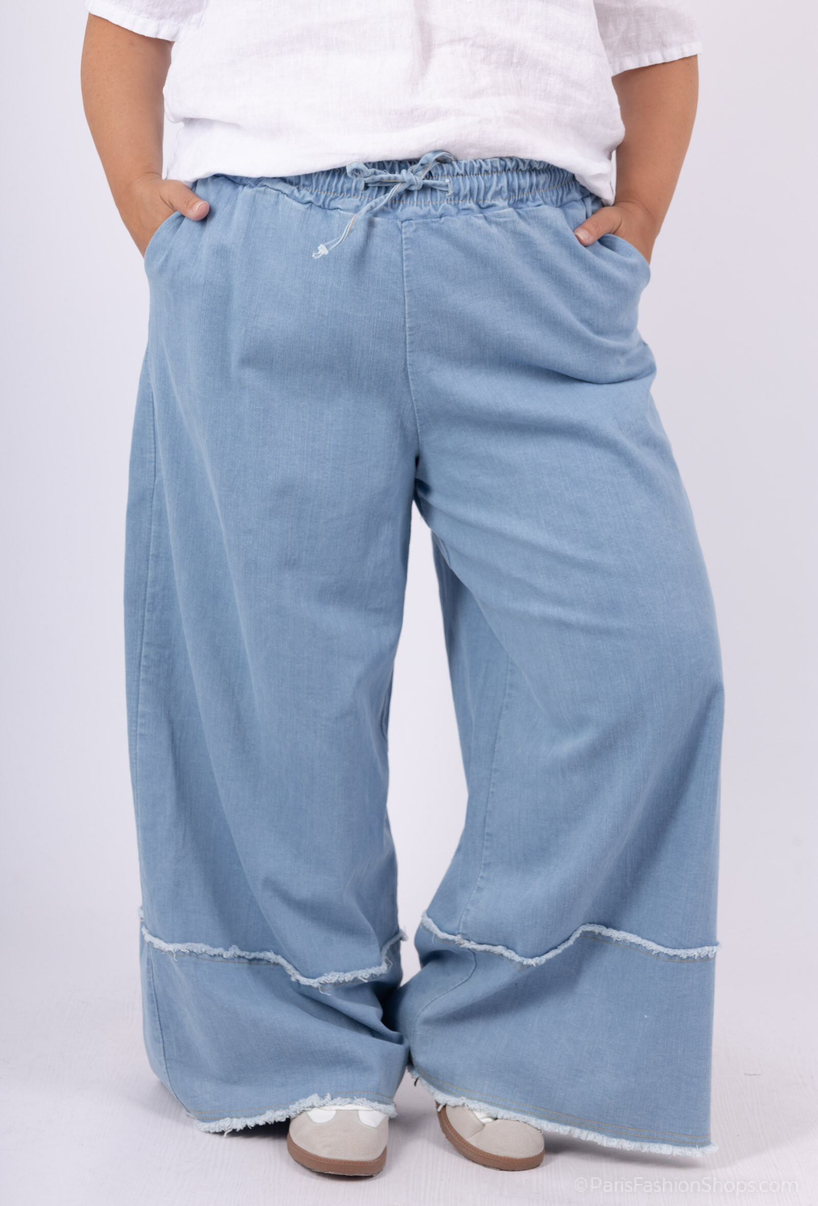 Großhändler Pépouz' Paris - Denimhosen -Fringe -Effekt 99% Baumwolle