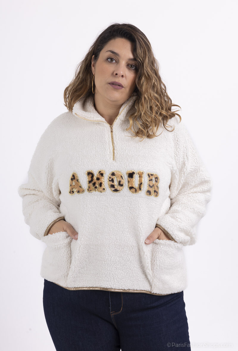 Wholesaler Pépouz' Paris - Amour moumoute sweater