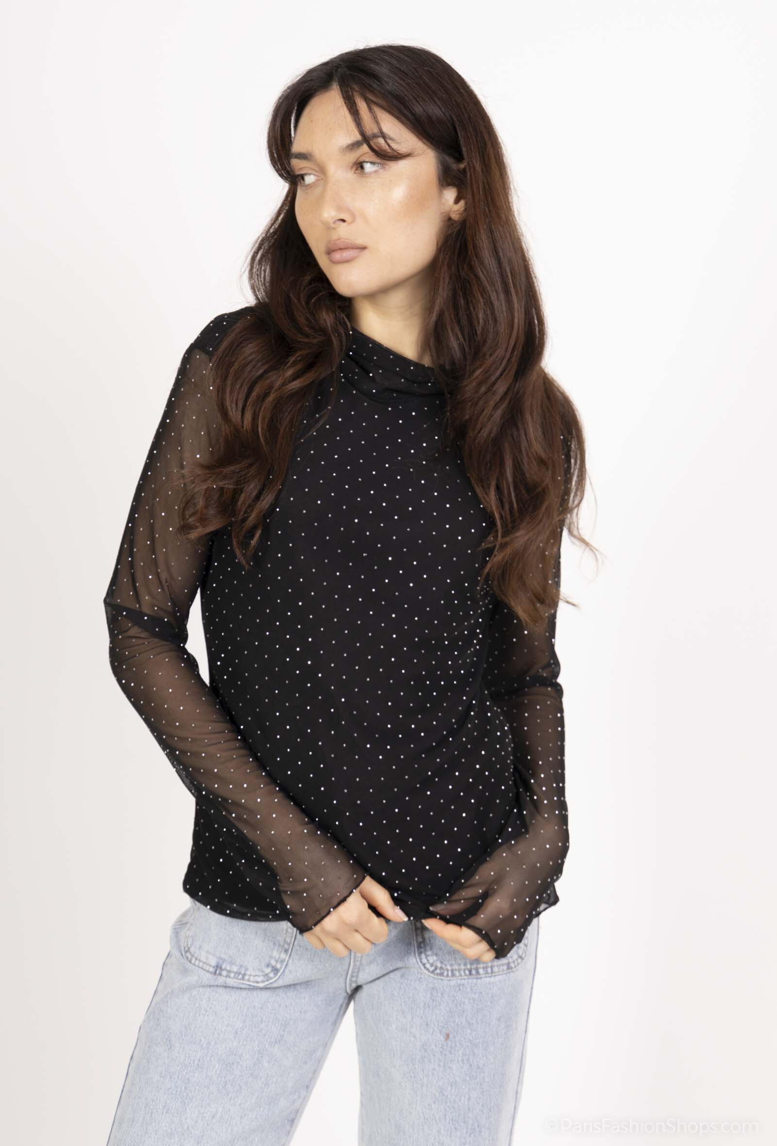 Mayorista Pépouz' Paris - Jersey transparente brillante