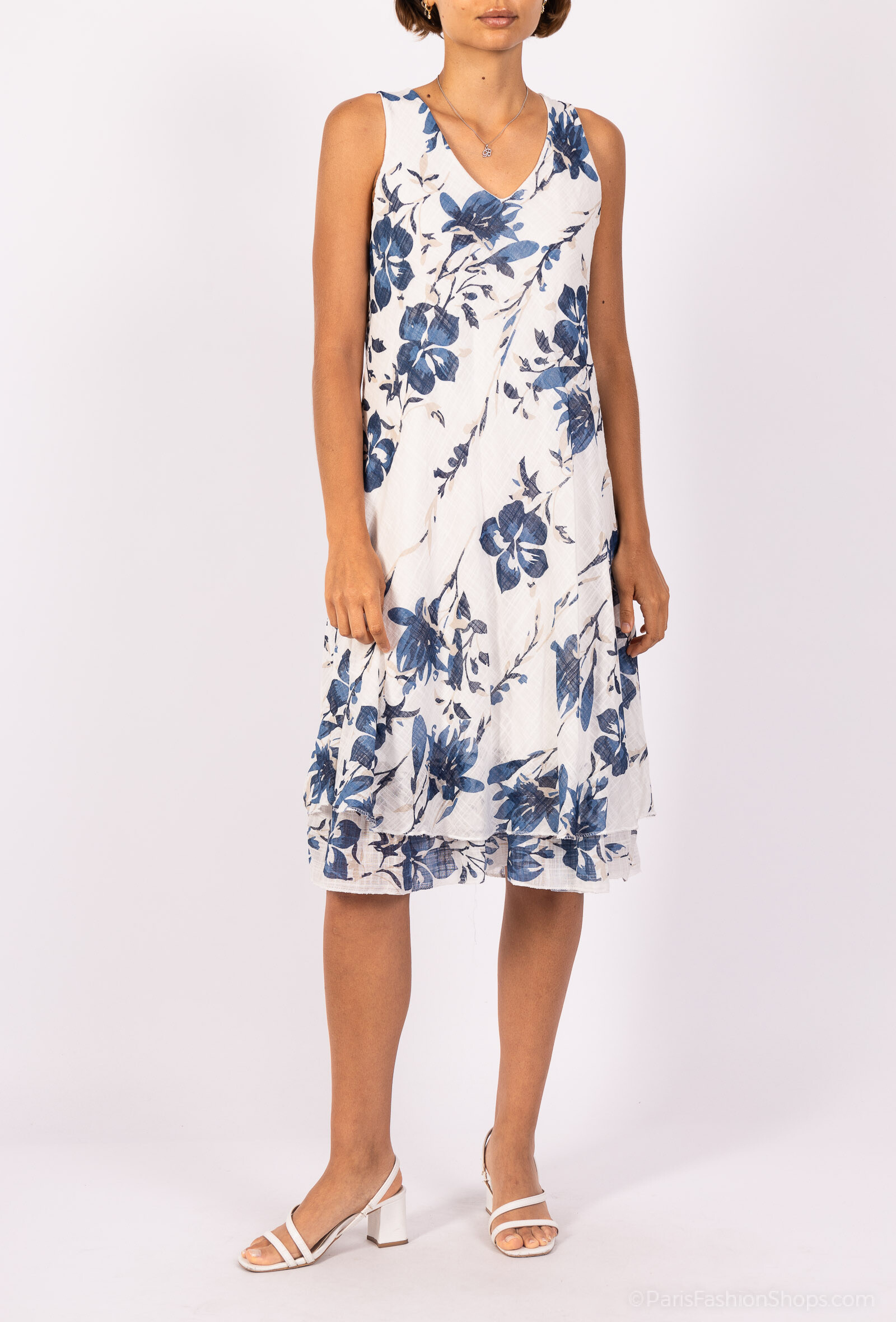 Wholesaler Pépouz' Paris - Floral dress printed with flowers