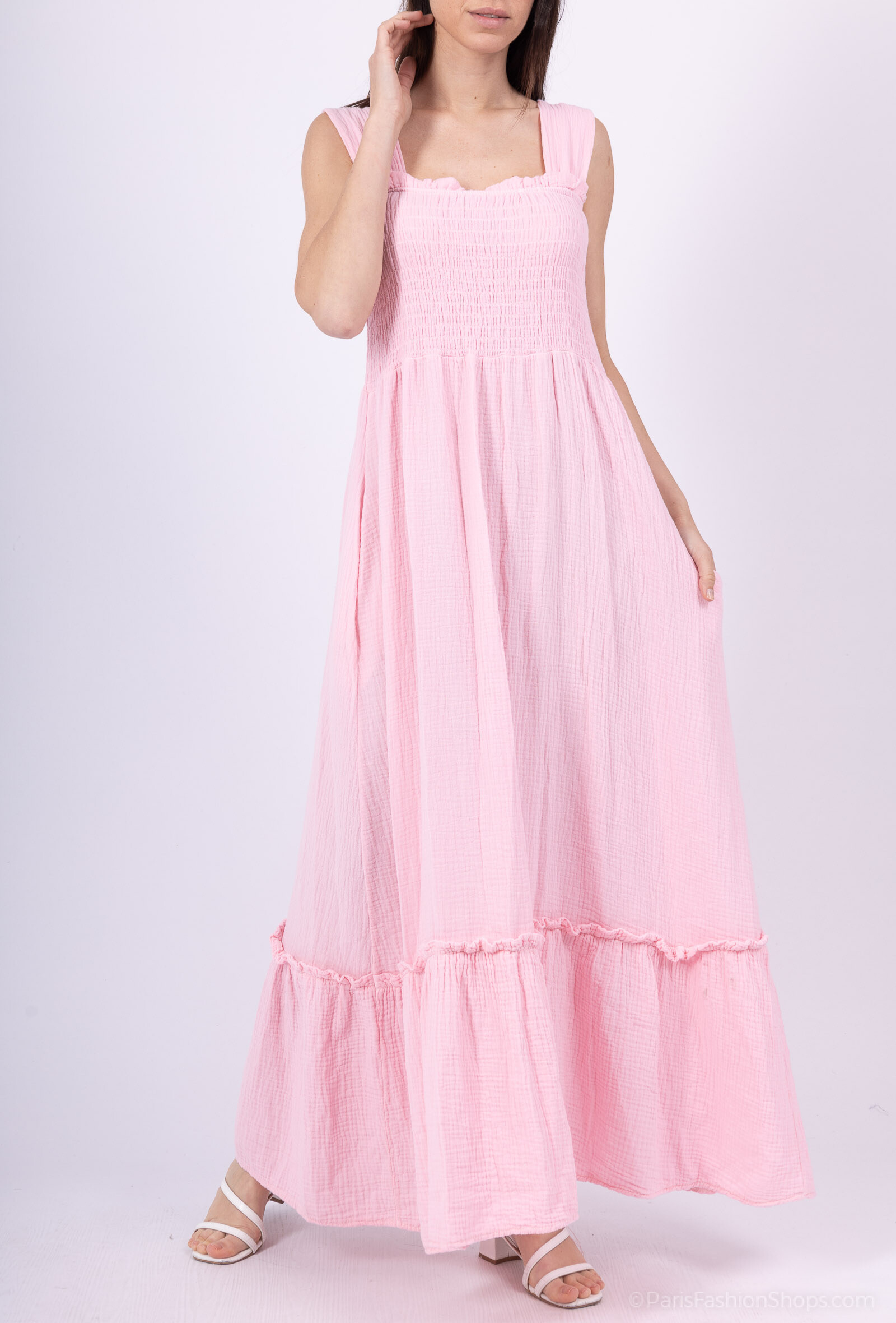 Mayorista Pépouz' Paris - Vestido en relieve al algodón 100%