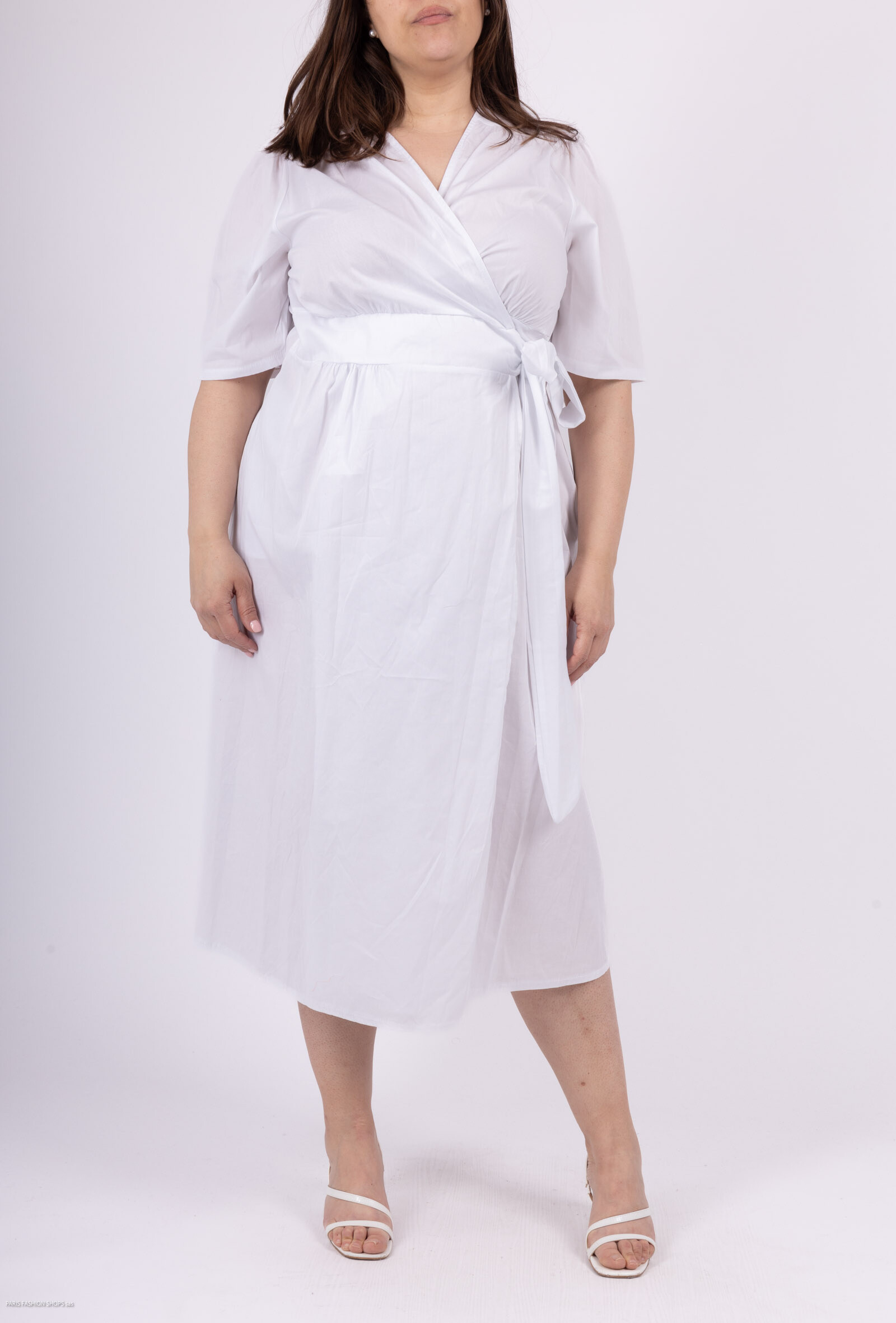 Wholesaler Pépouz' Paris - Large size Midday Dress 97% Cotton