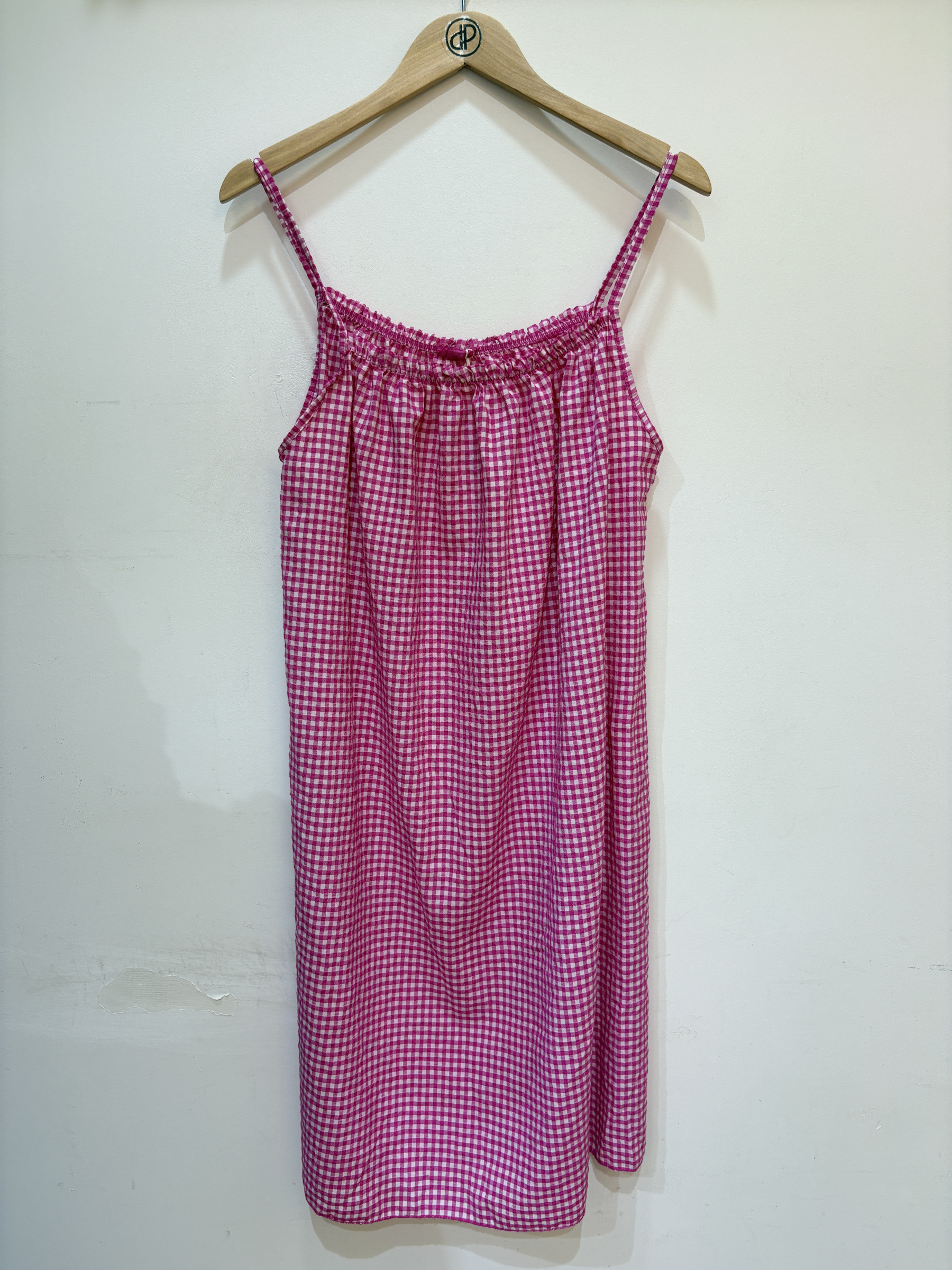 Grossiste Pépouz' Paris - Robe courte à bretelles carreaux vichy coupe fluide coton
