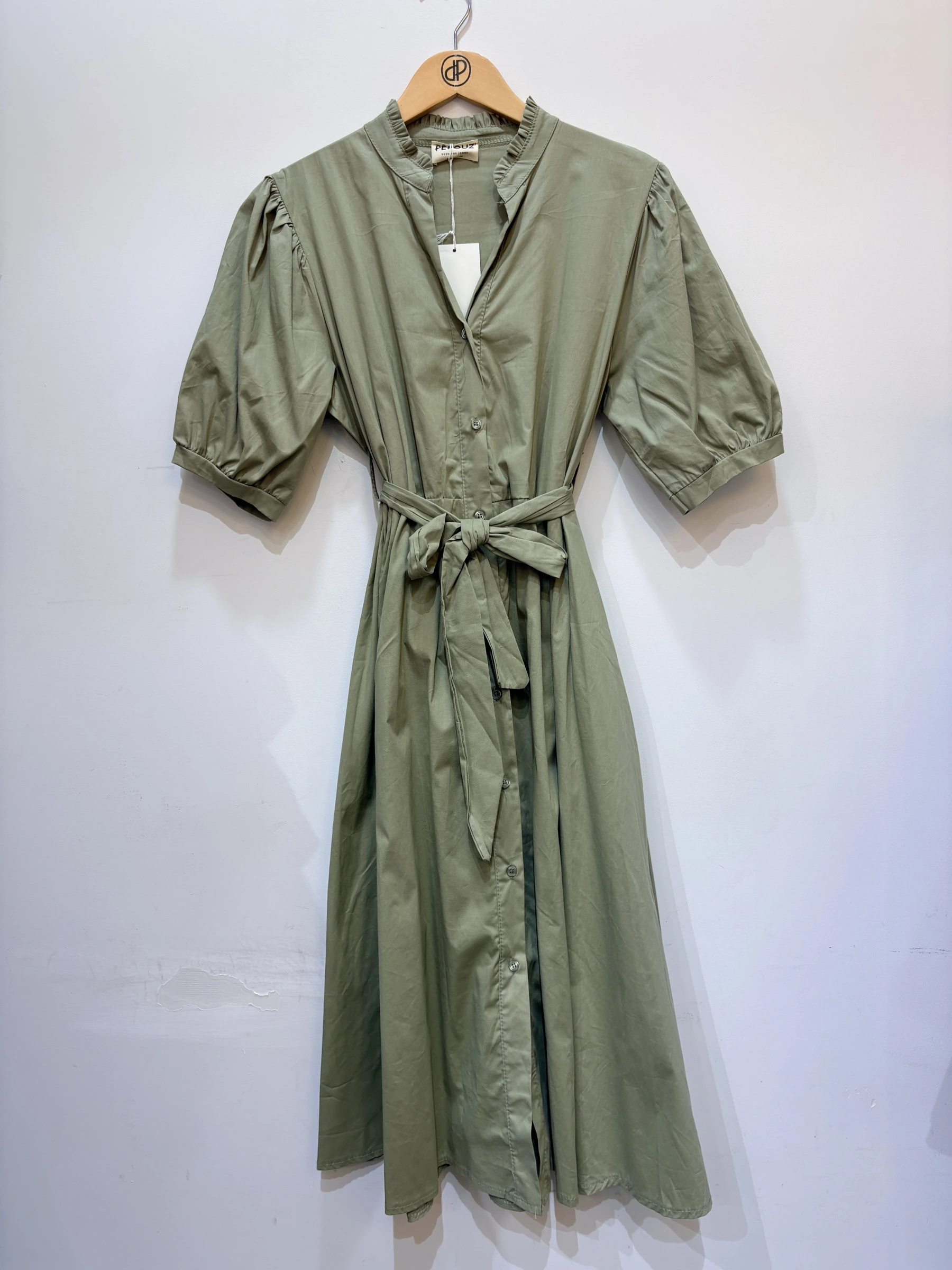 Mayorista Pépouz' Paris - Vestido camisero de algodón de media longitud
