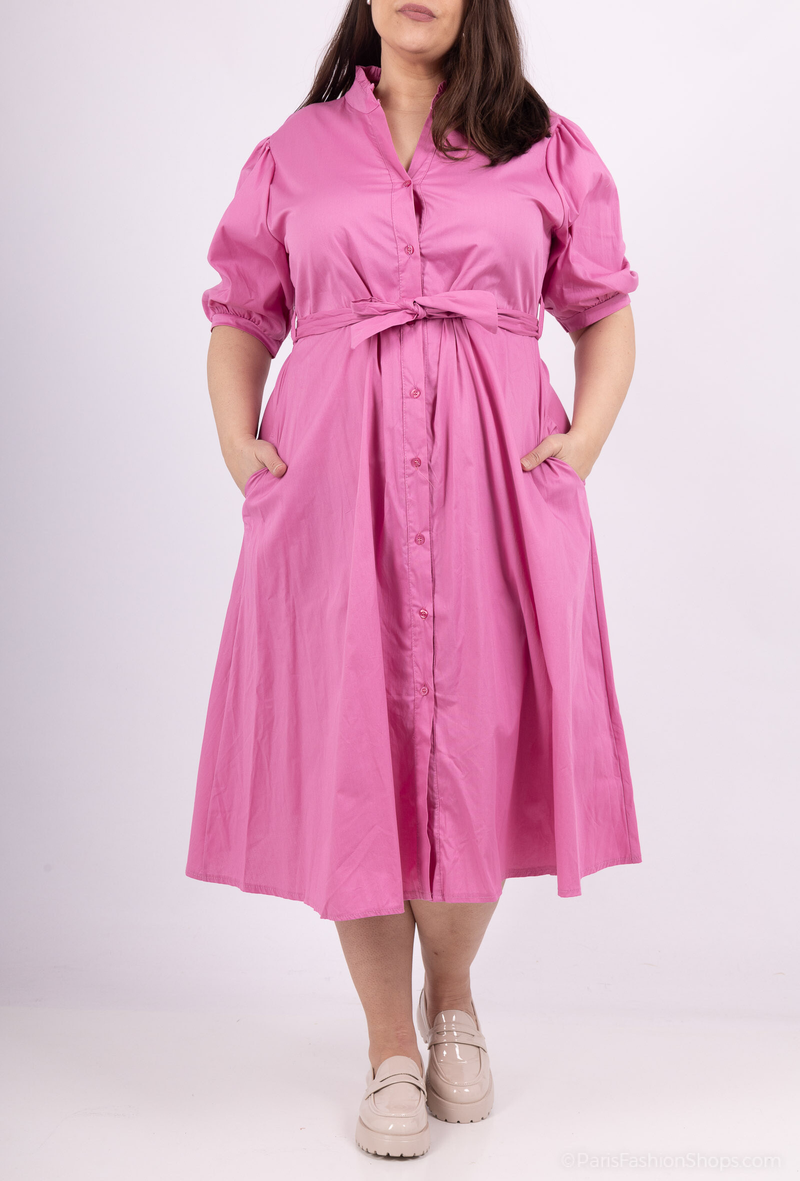 Mayorista Pépouz' Paris - Vestido de camisa larga de algodón