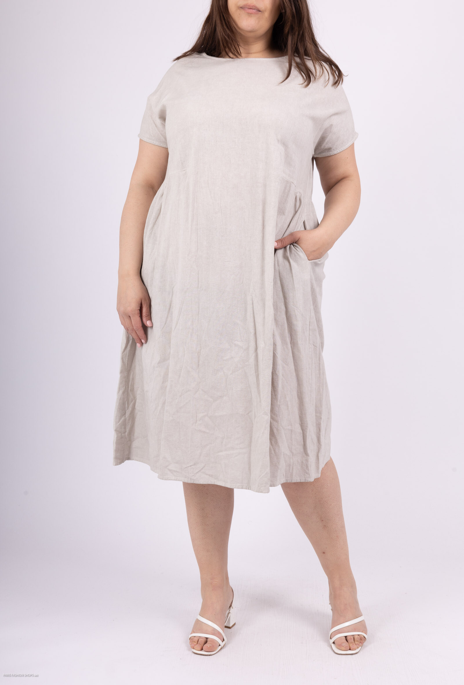 Wholesaler Pépouz' Paris - Midi dress with short sleeves