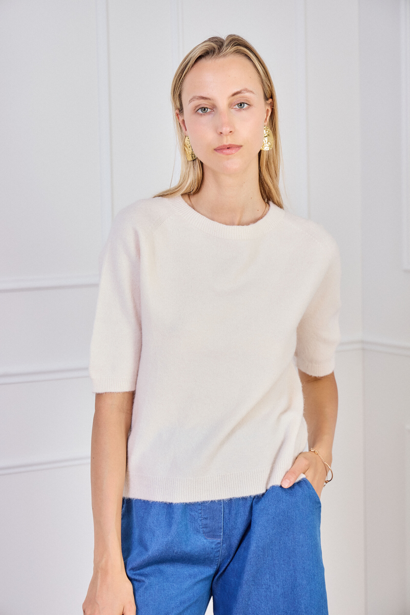 Großhändler Pépouz' Paris - Kurzarm Alpaka Pullover