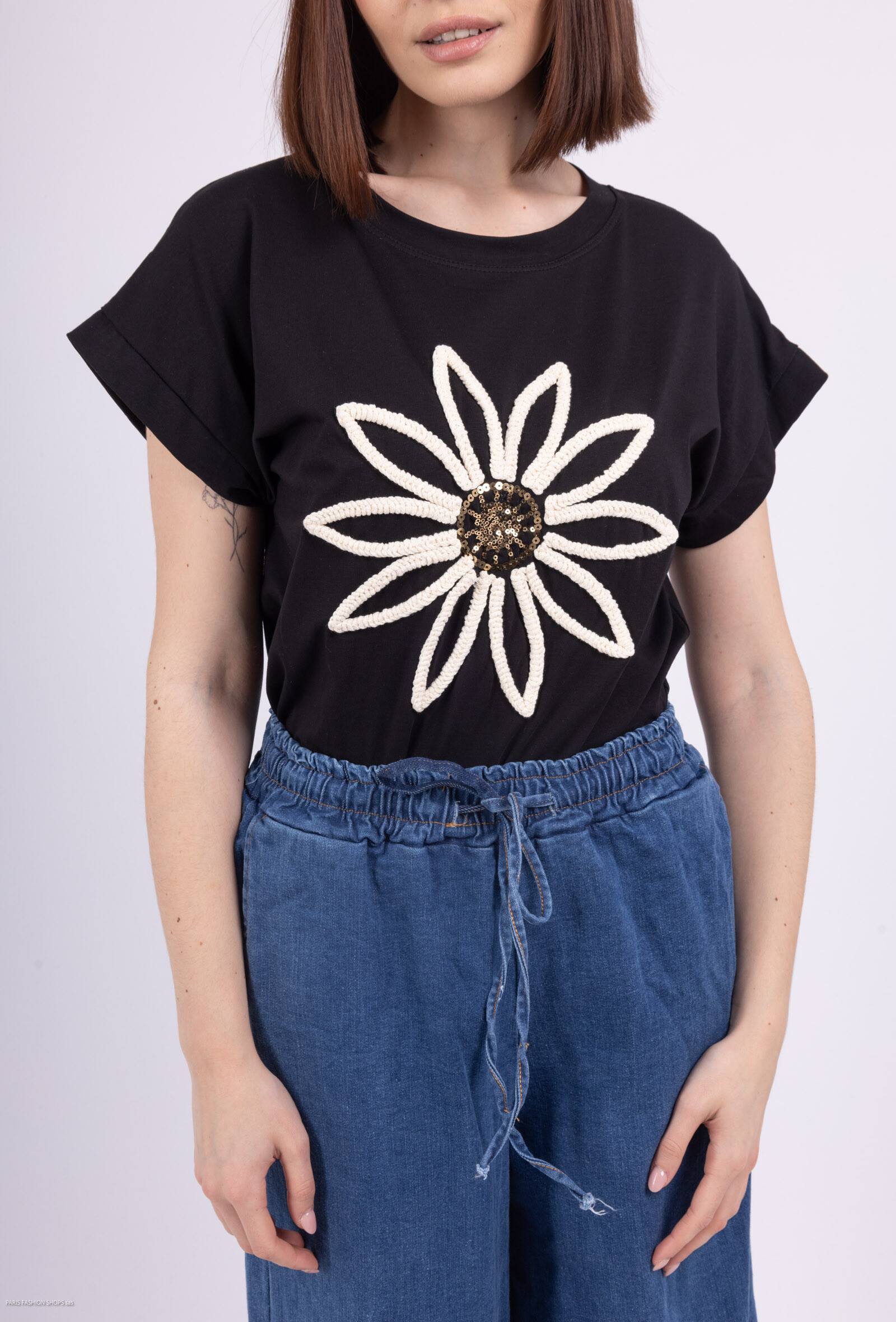 Wholesaler Pépouz' Paris - 95% cotton short-sleeved t-shirt