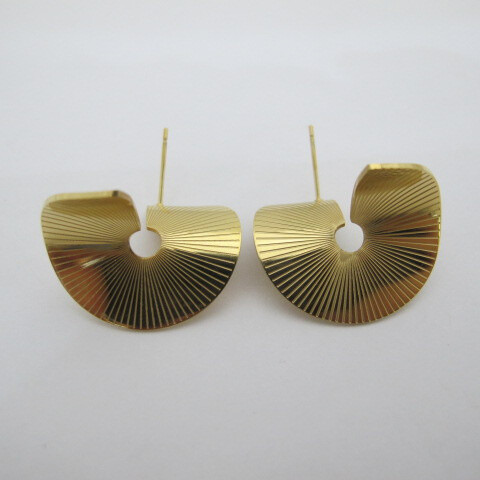 Wholesaler PERLES BLEUES - Twisted Stainless Steel Earrings
