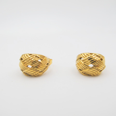 Wholesaler PERLES BLEUES - Multi Cross Line Earrings In Stainless Steel