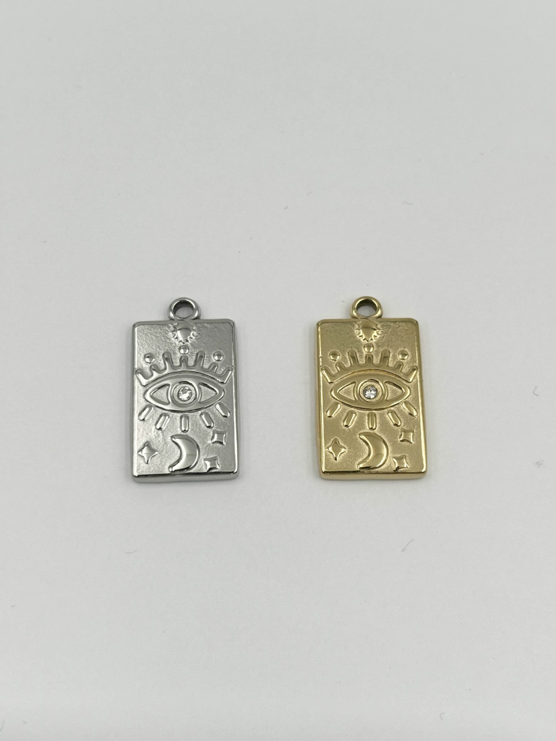 Wholesaler PERLES BLEUES - 2 Strasse Glass Pendants