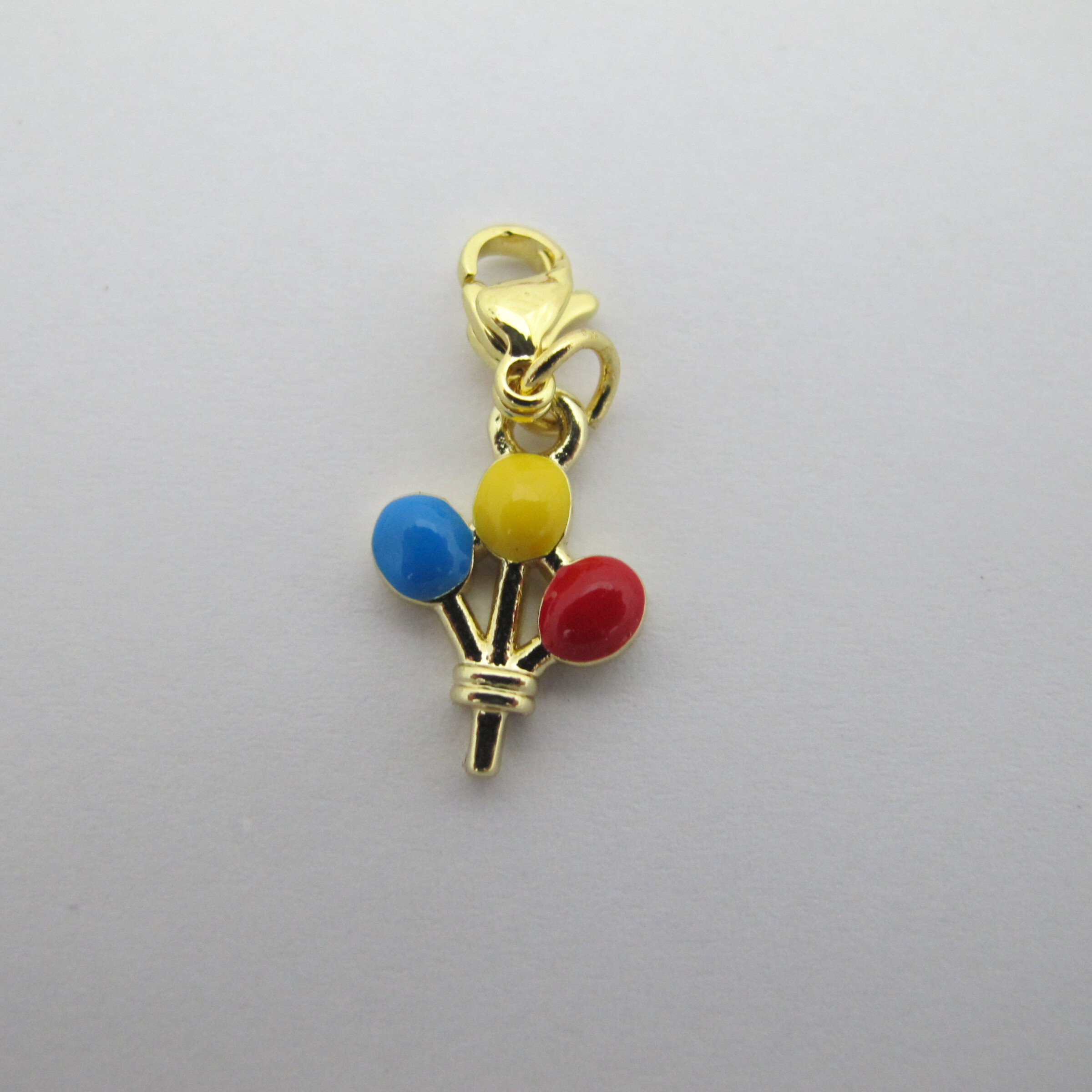 Mayorista PERLES BLEUES - Charms en latón dorado con oro fino