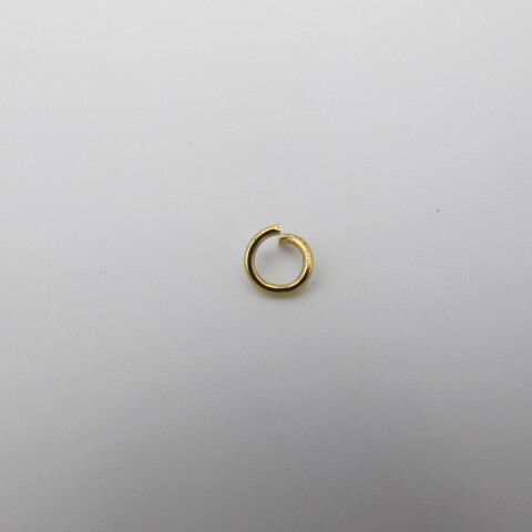 Wholesaler PERLES BLEUES - Open rings 5x0.8mm in stainless steel