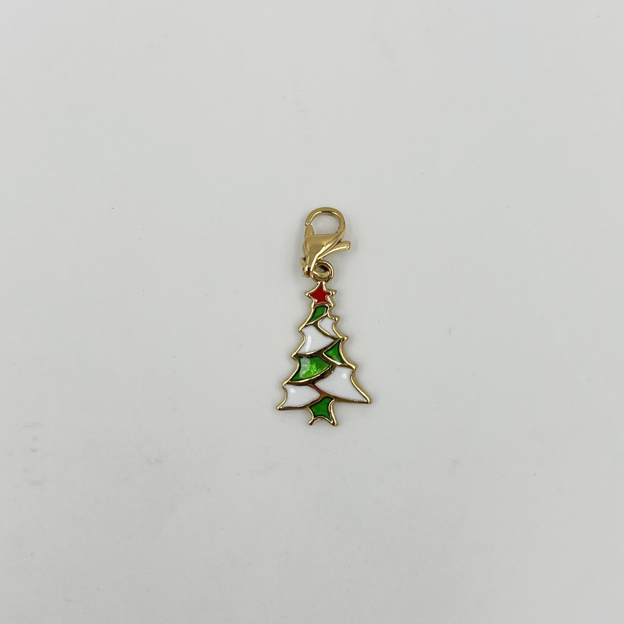Wholesaler PERLES BLEUES - 2 Pcs Stainless Steel Christmas Tree Charms