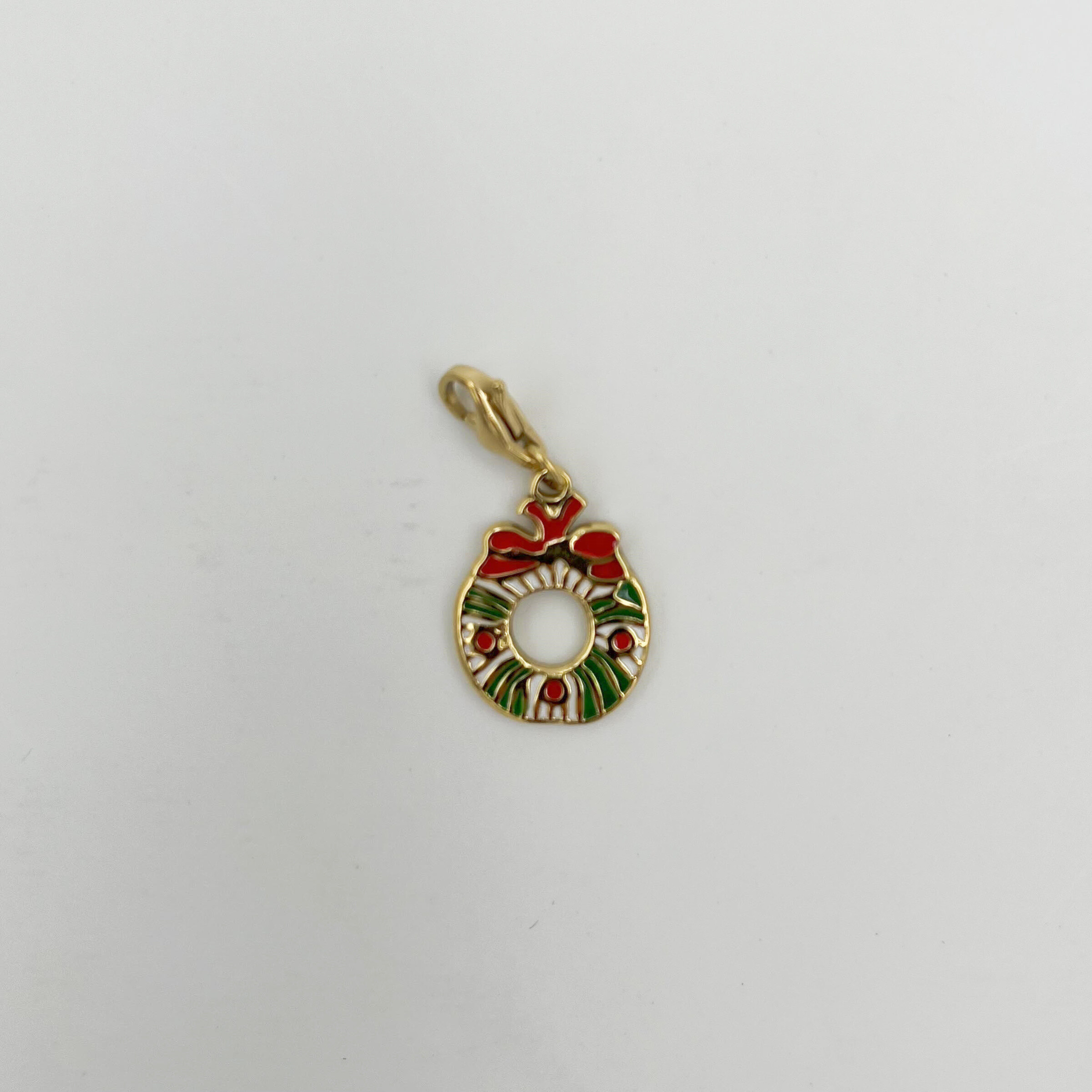 Wholesaler PERLES BLEUES - 2 Pcs Stainless Steel Christmas Holly Charms