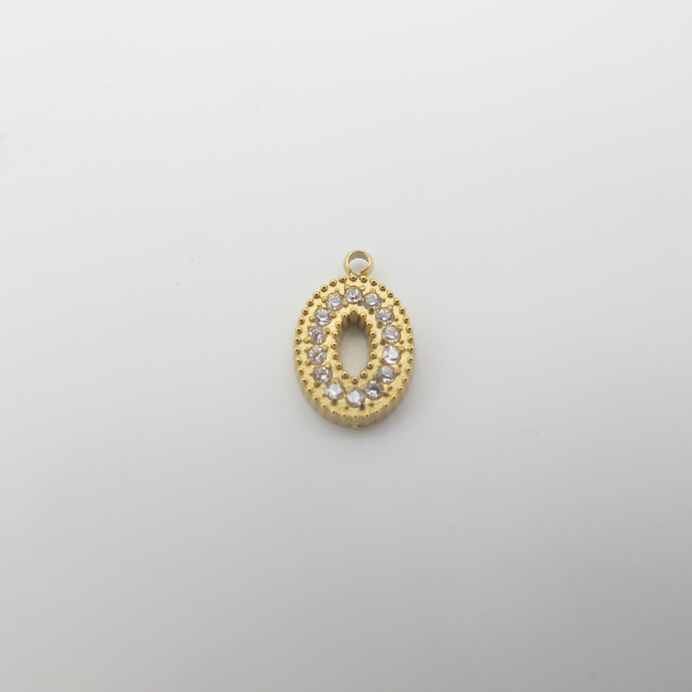 Wholesaler PERLES BLEUES - Oval pendant stainless steel strap
