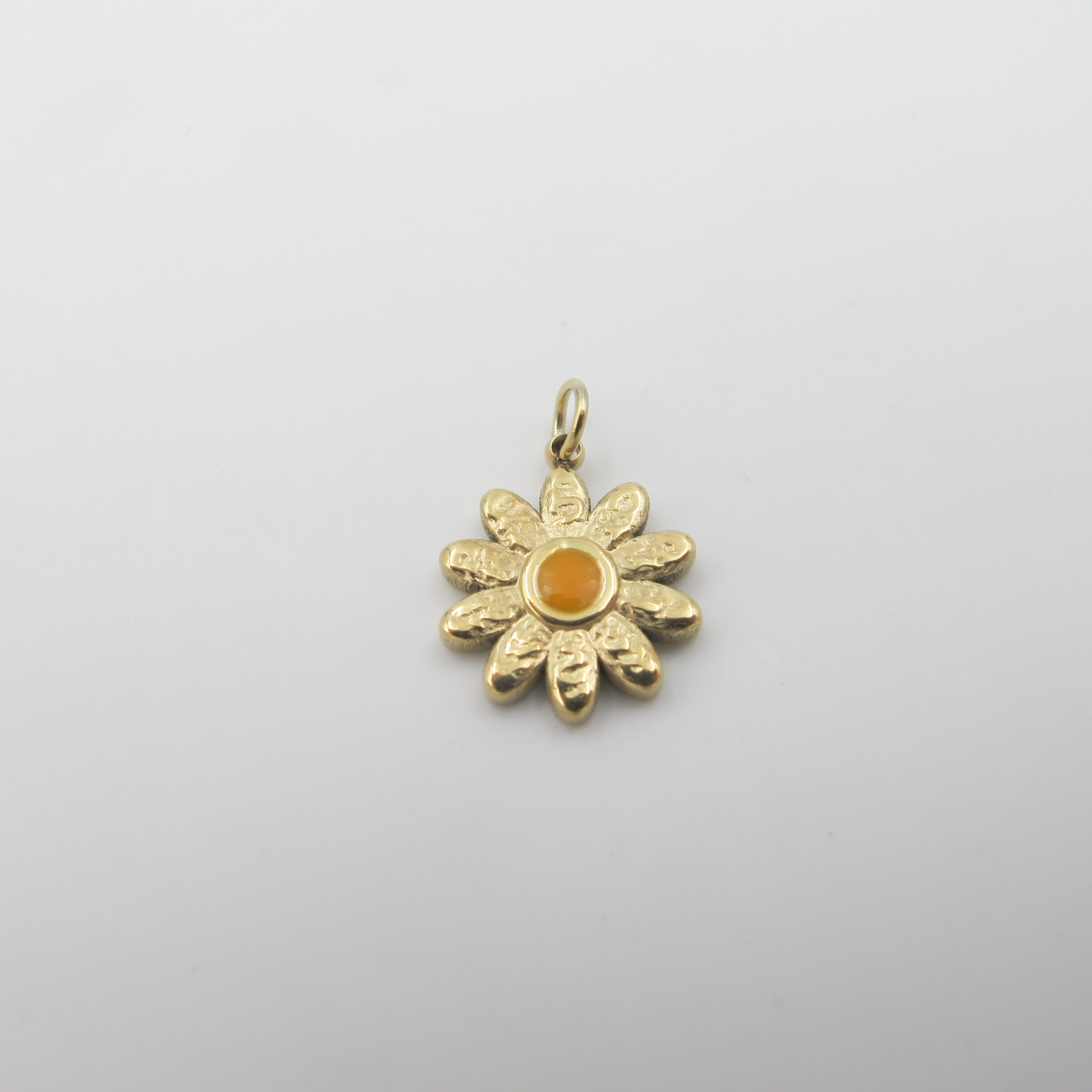 Wholesaler PERLES BLEUES - Stainless steel Marguerite pendant