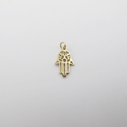 Wholesaler PERLES BLEUES - Hand charm with stainless steel ring