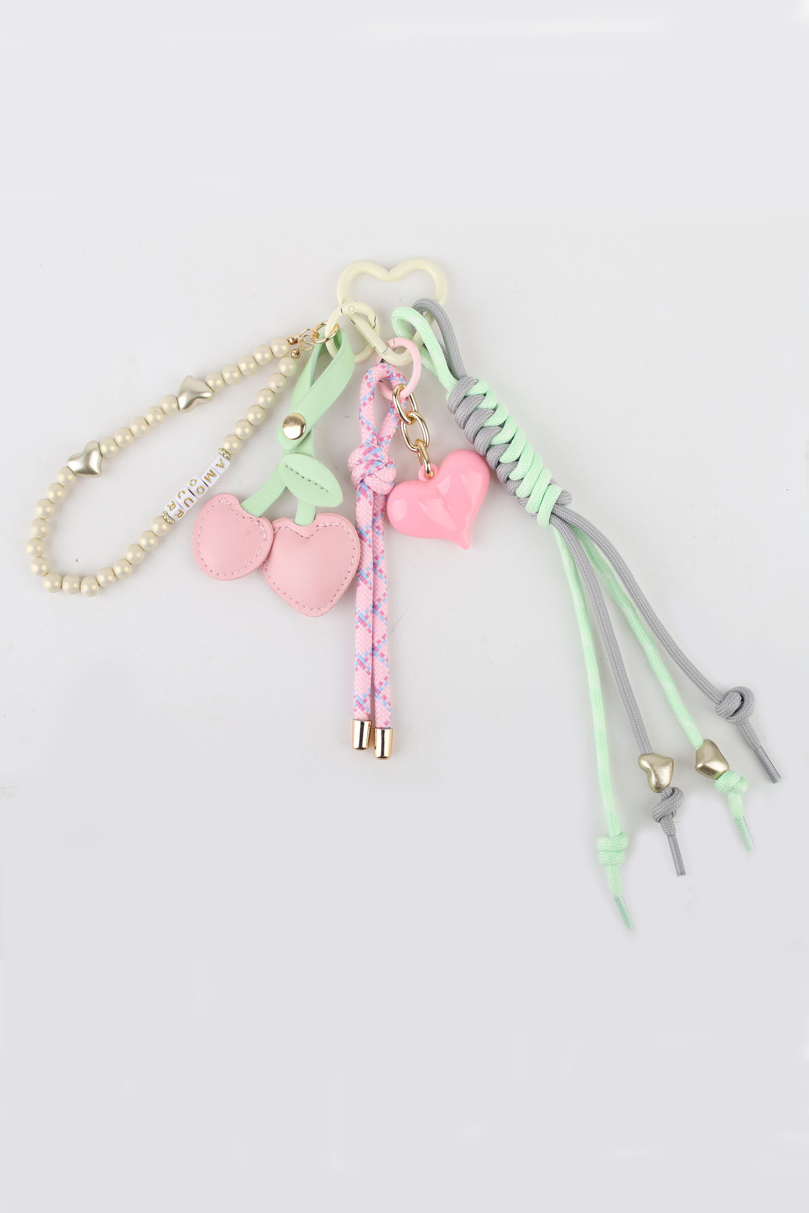 Grossiste Phanie Mode (Phanie accessories) - Porte-clé fantaisies Cerise