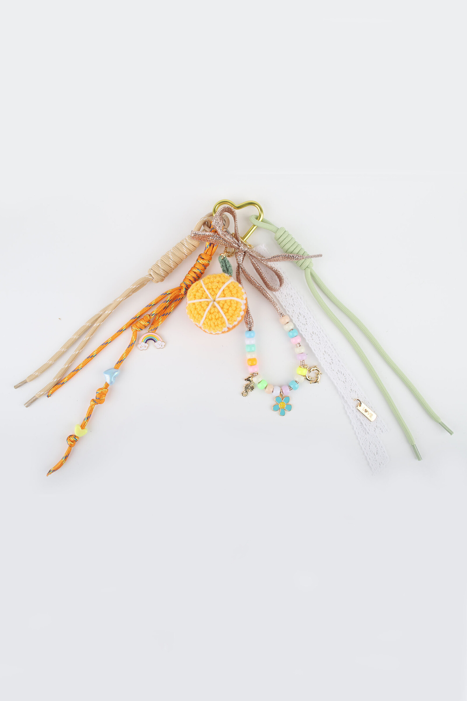Grossiste Phanie Mode (Phanie accessories) - Porte-clé fantaisies Orange