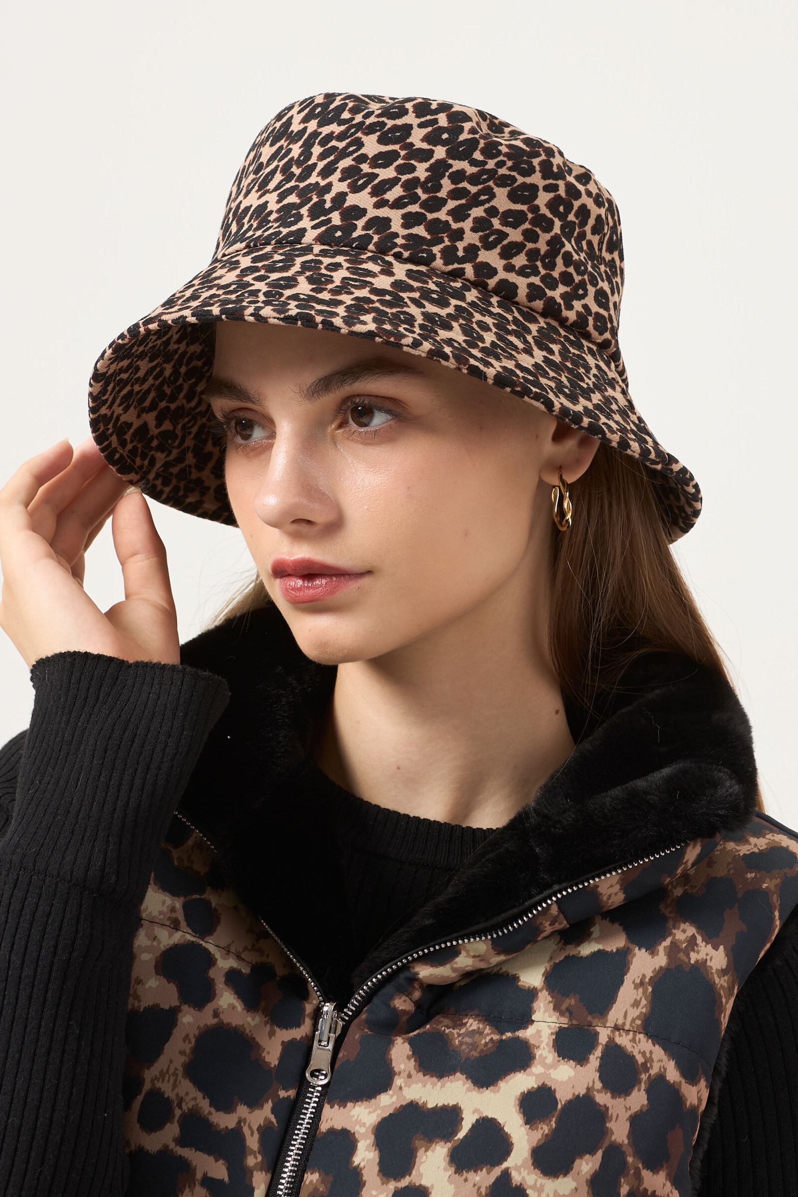 Großhändler Phanie Mode (Phanie accessories) - Leoparden-Bob