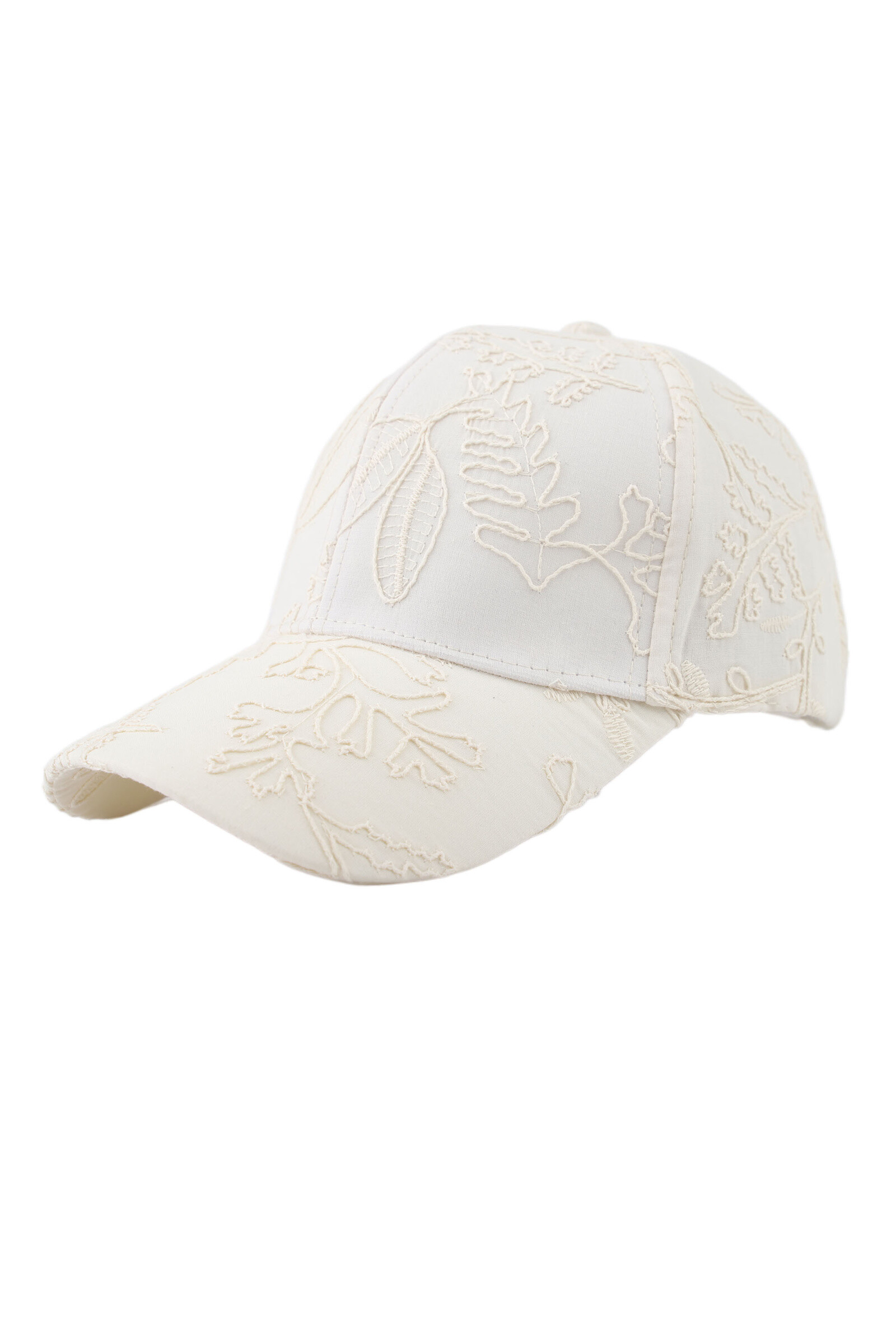 Grossiste Phanie Mode (Phanie accessories) - Casquette à broderies végétaux