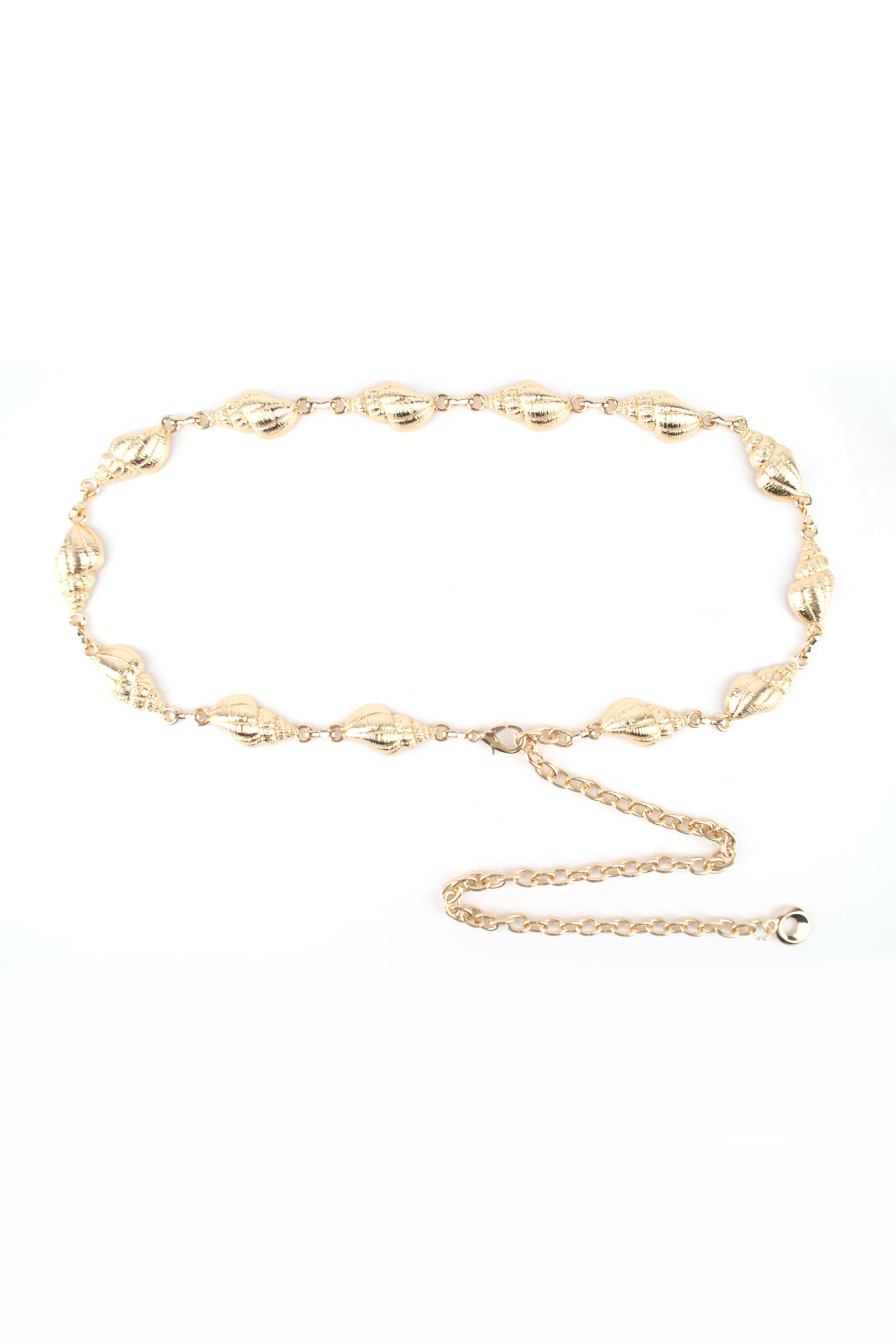 Mayorista Phanie Mode (Phanie accessories) - Cinturón de cadena de metal adornado con conchas