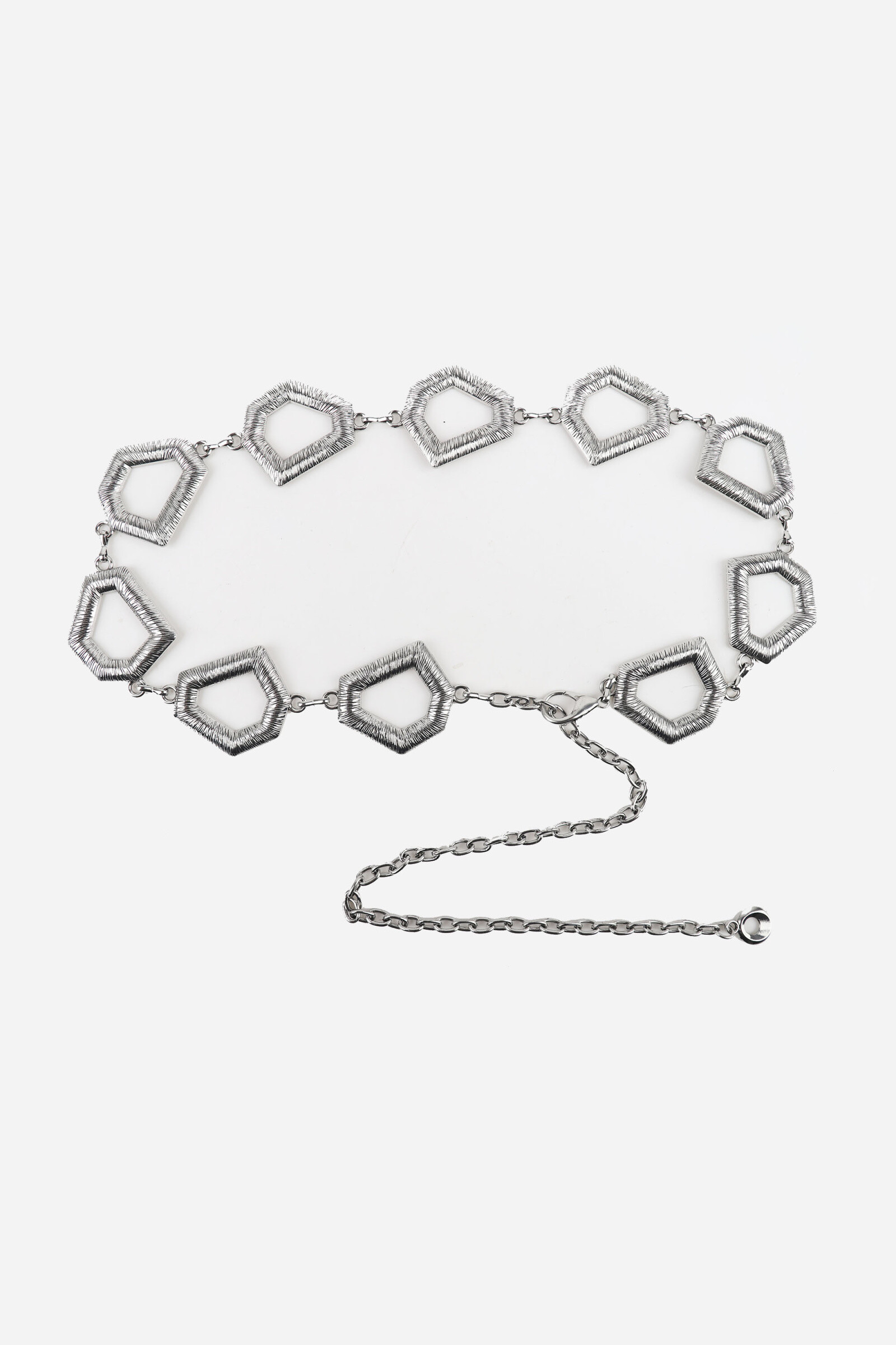 Grossiste Phanie Mode (Phanie accessories) - Ceinture métallique chaîne à formes géométriques