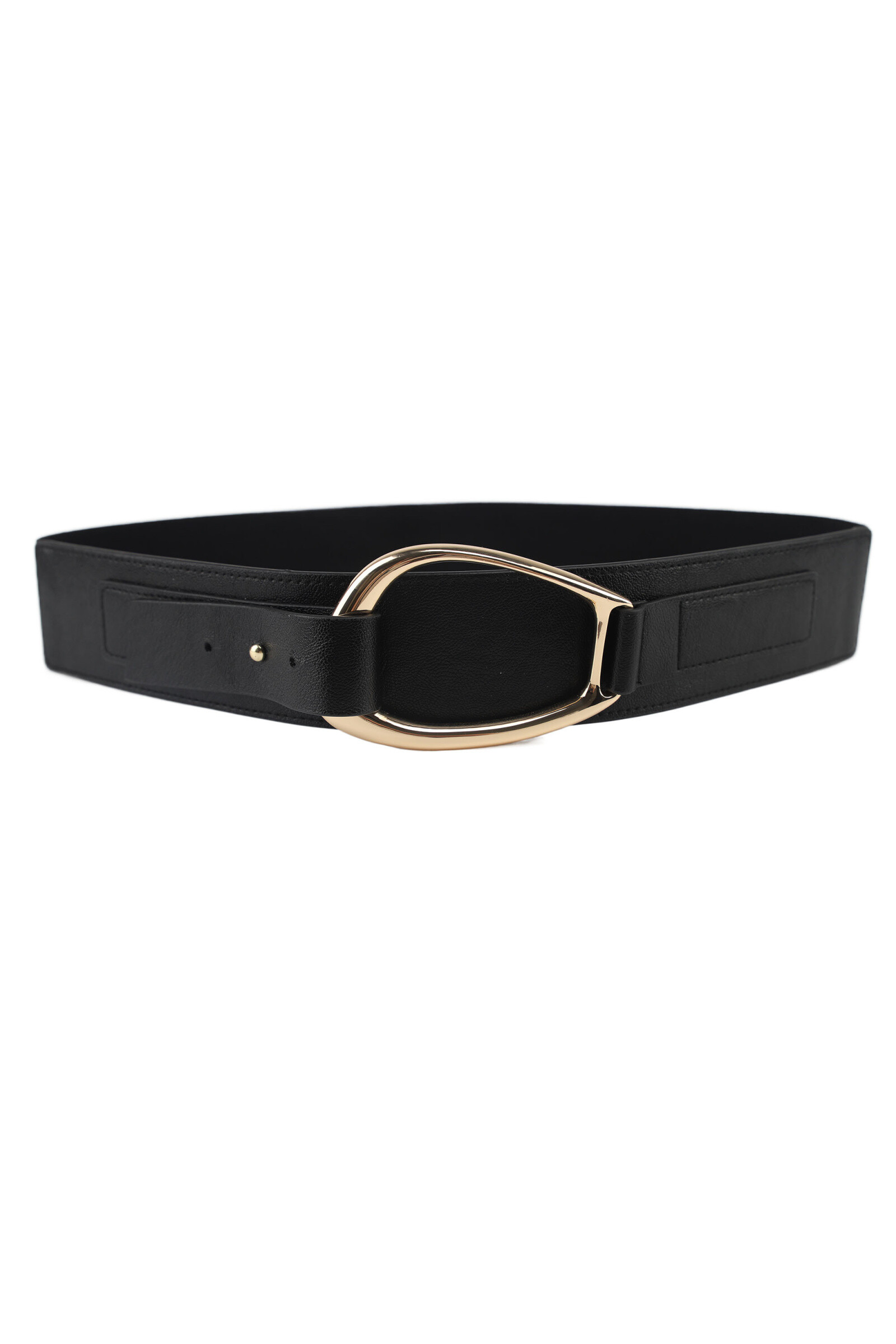 Grossiste Phanie Mode (Phanie accessories) - Ceinture élastique – Grande boucle dorée – Confort & style