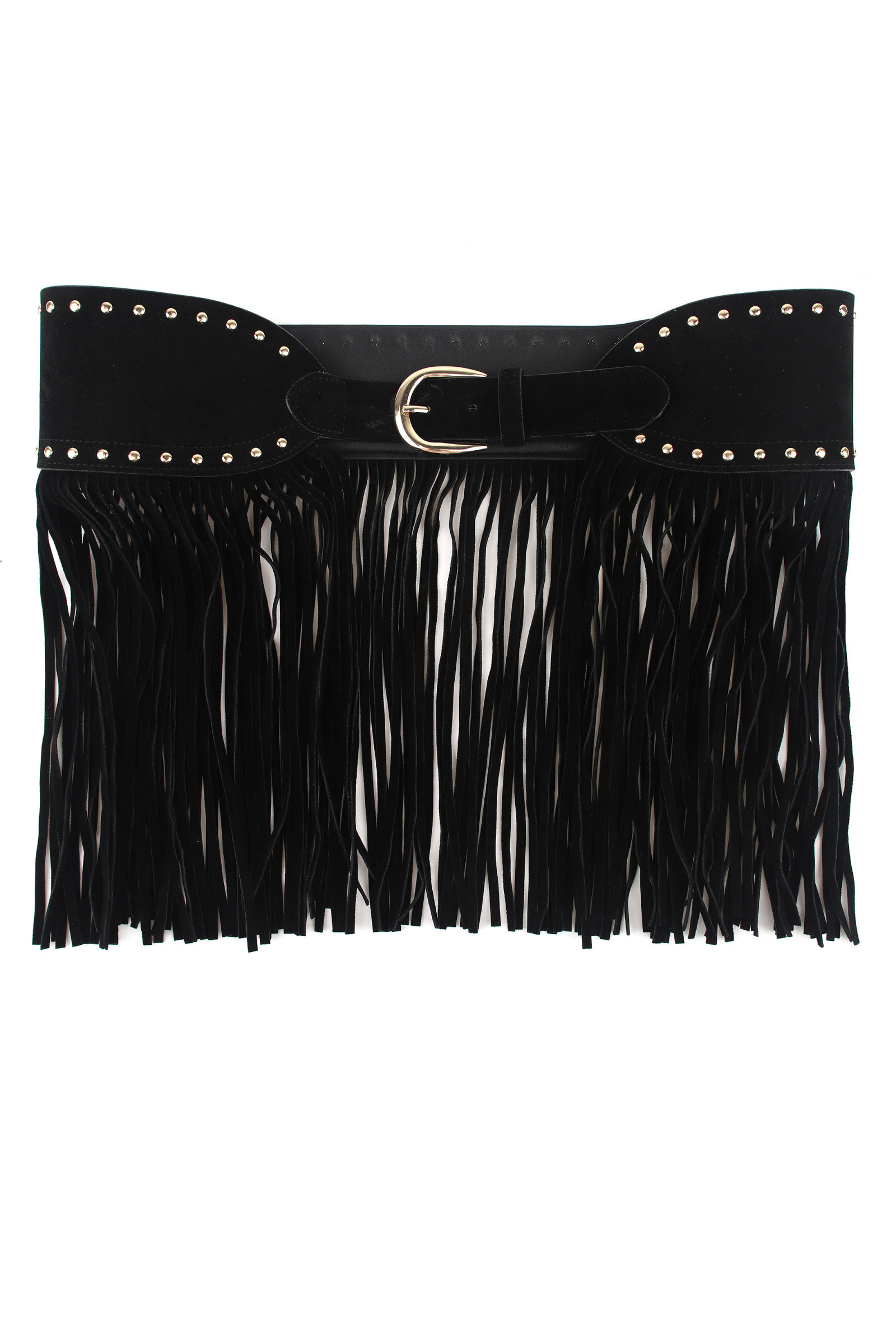 Mayorista Phanie Mode (Phanie accessories) - Cinturón ancho de cintura con flecos y tachuelas