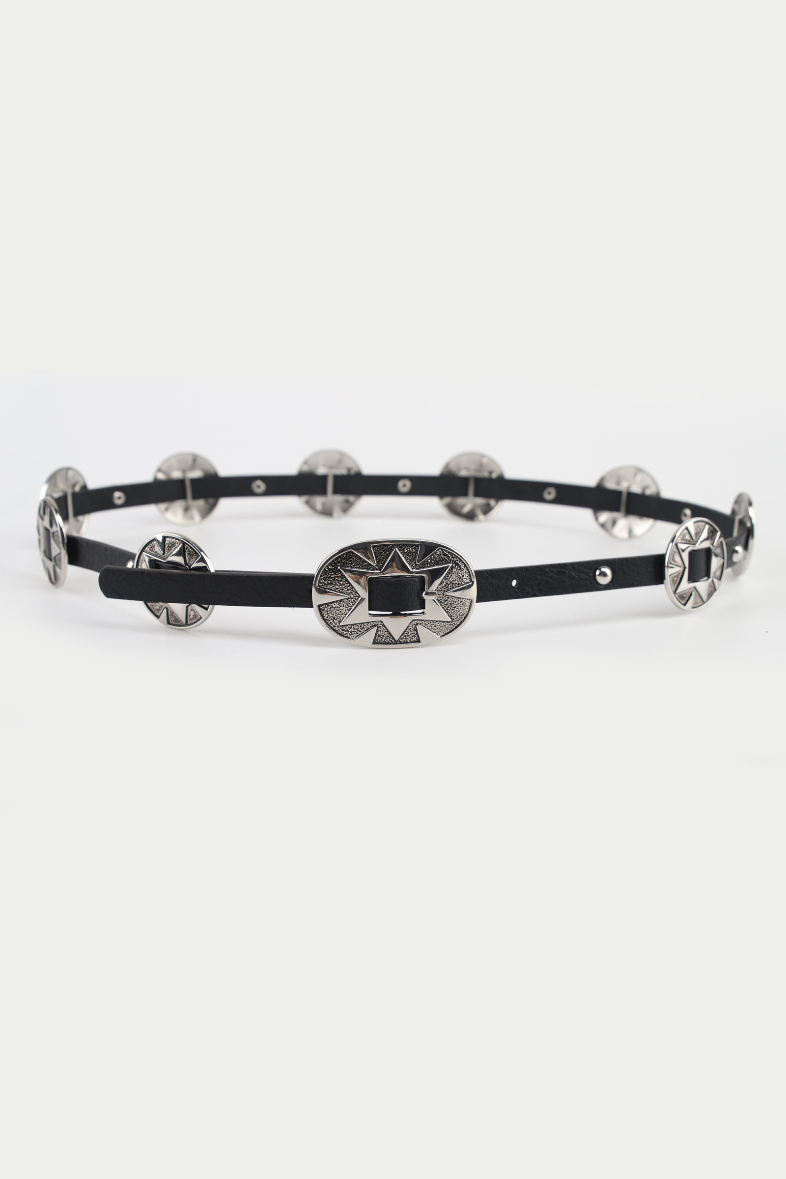 Wholesaler Phanie Mode (Phanie accessories) - Slim belt with starry buckle and star charm