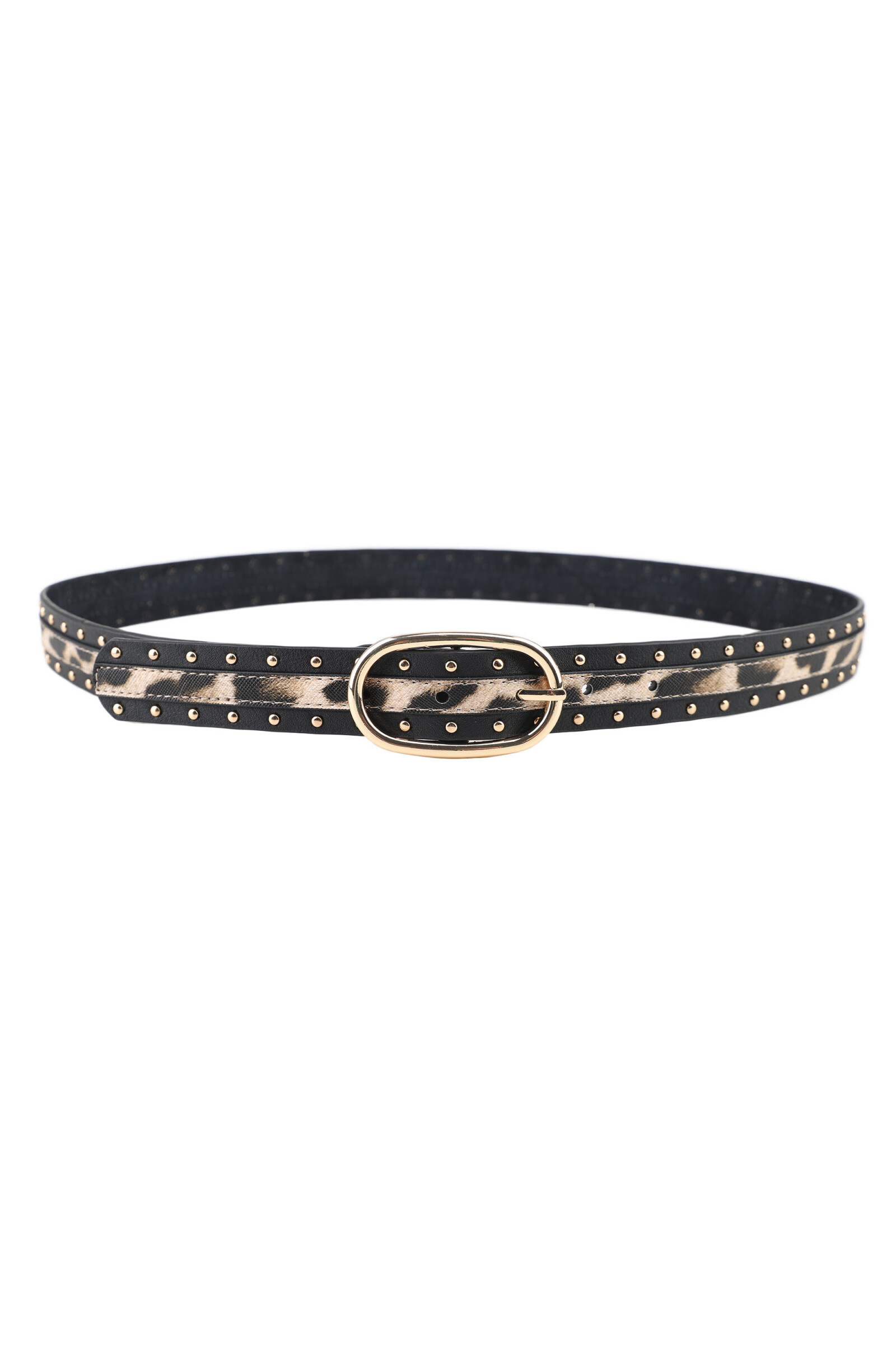 Grossiste Phanie Mode (Phanie accessories) - Ceinture léopard à clous pour pantalon
