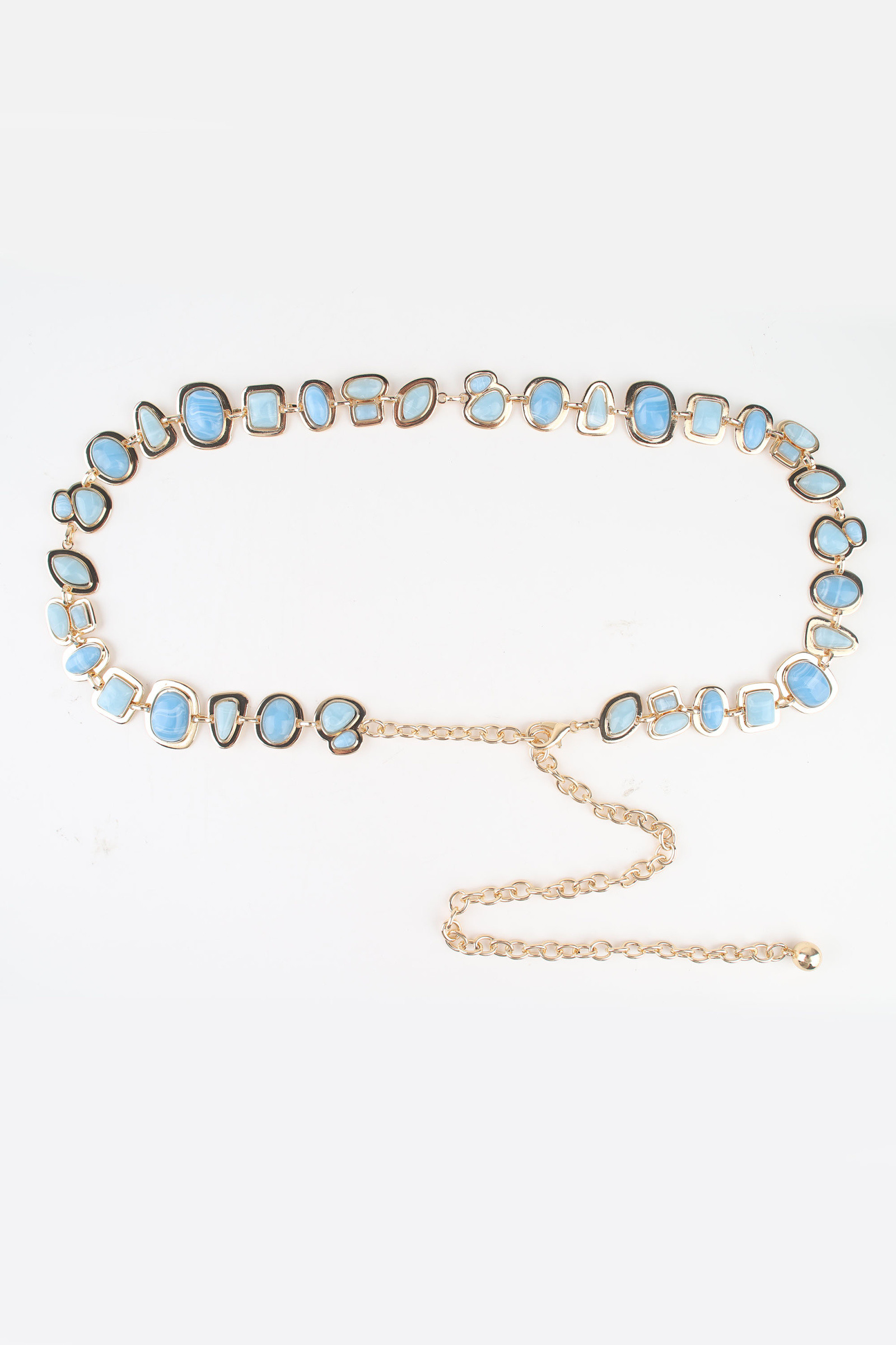 Grossiste Phanie Mode (Phanie accessories) - Ceinture chaîne bijoux avec pierres colorées