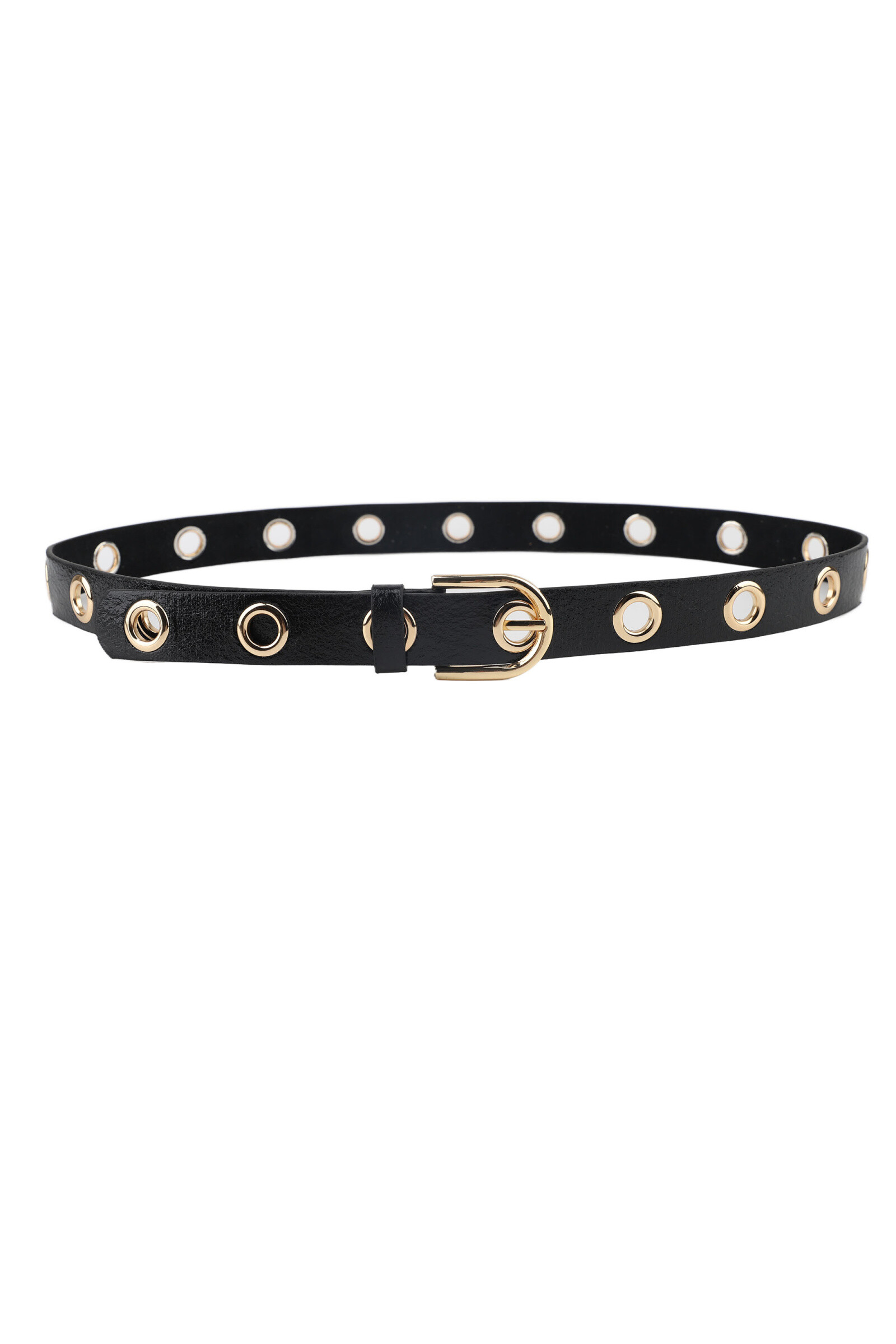 Grossiste Phanie Mode (Phanie accessories) - Ceinture à œillets classique brillant