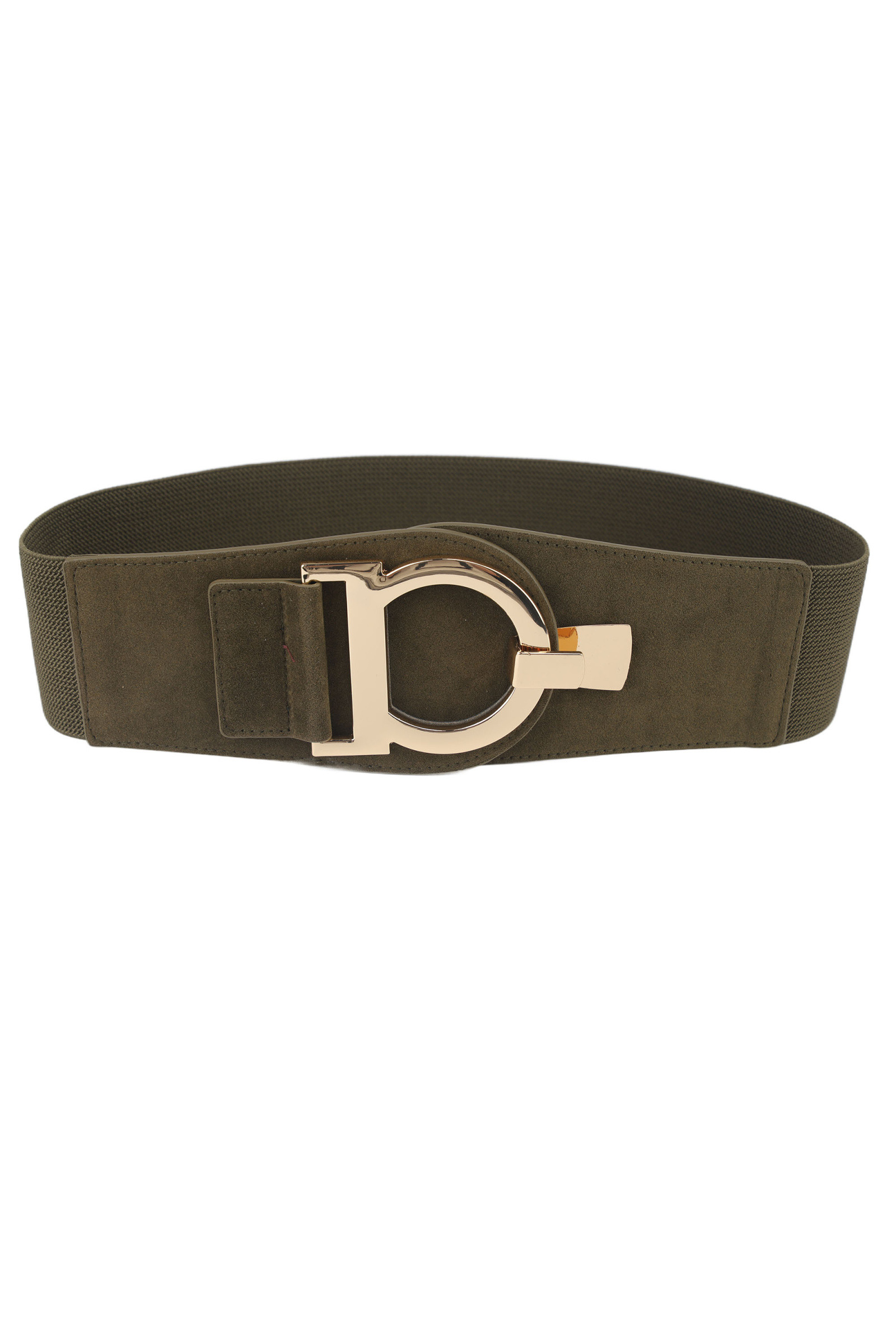 Mayorista Phanie Mode (Phanie accessories) - Cinturón elástico ancho con hebilla dorada